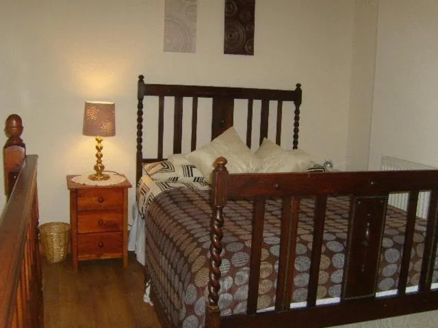 Bed in Penybryn Cottages