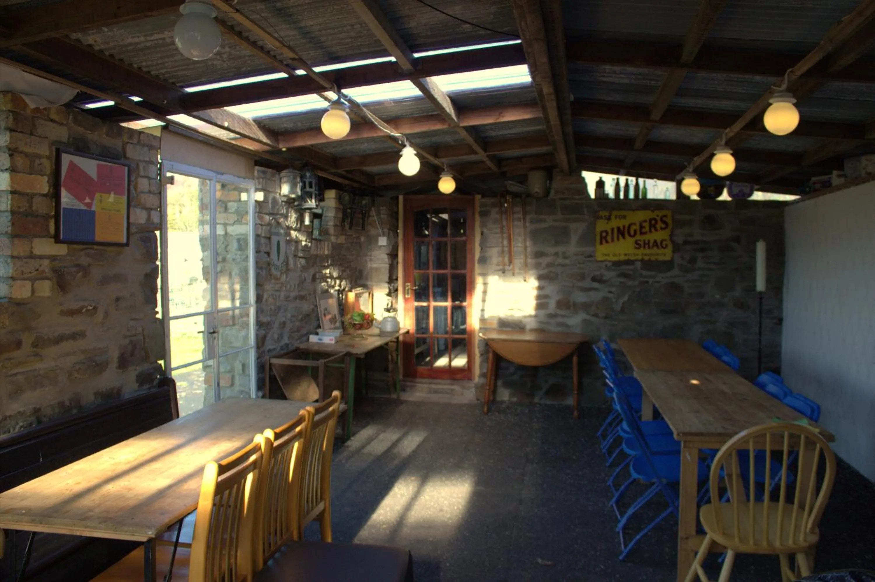 Dining area in Penybryn Cottages