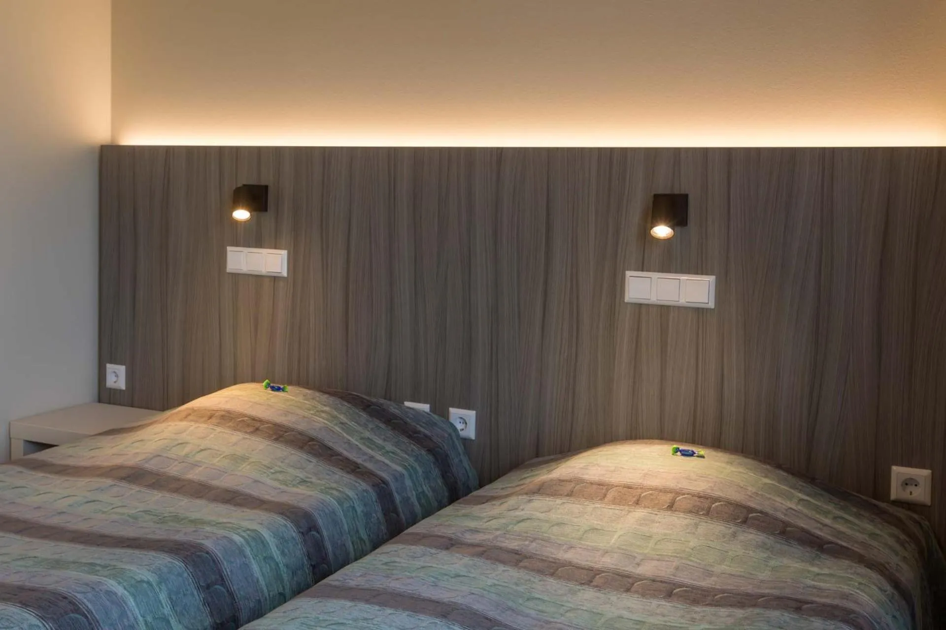 Bed in Viiking Spa Hotel