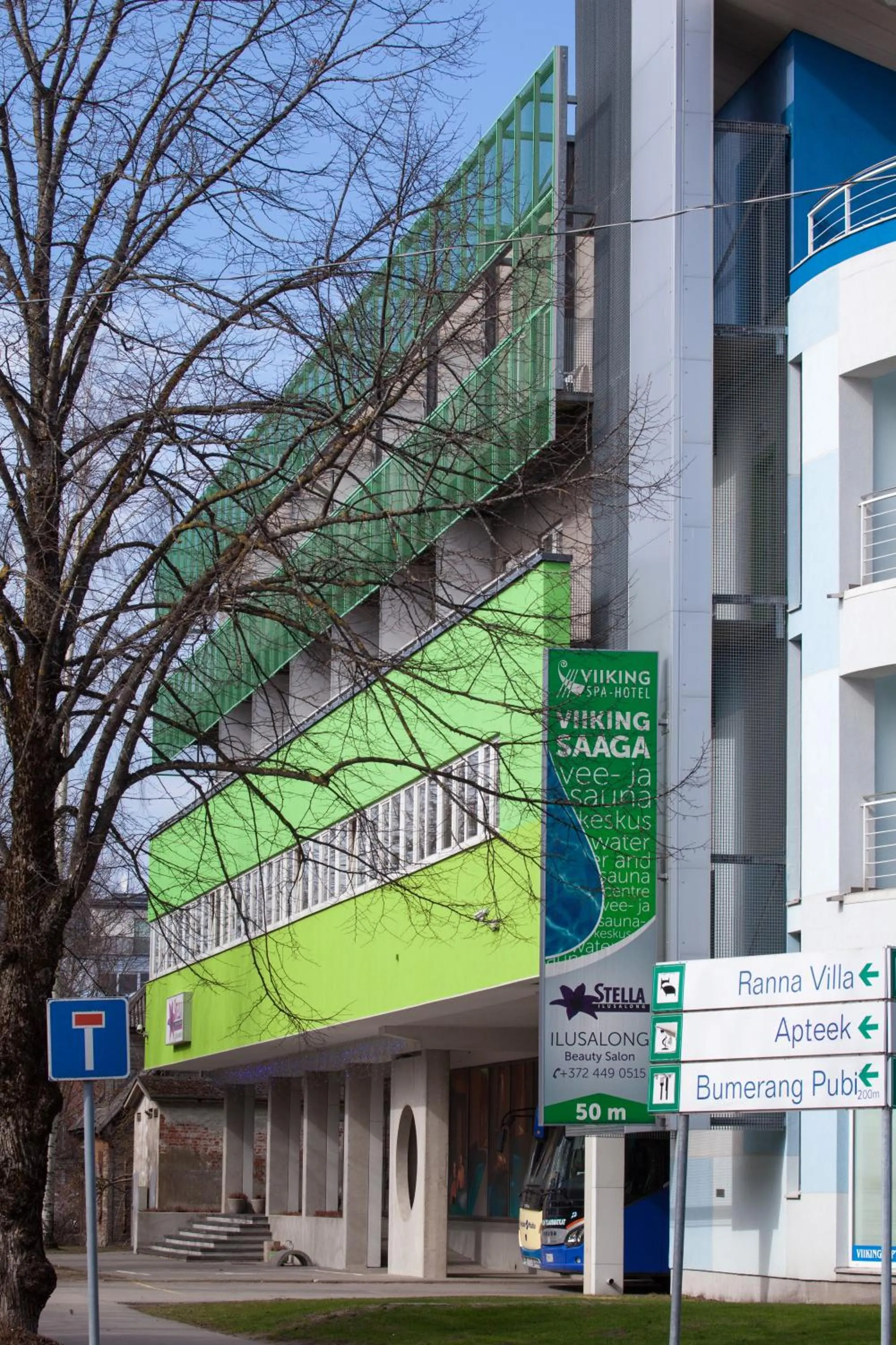 Facade/entrance in Viiking Spa Hotel