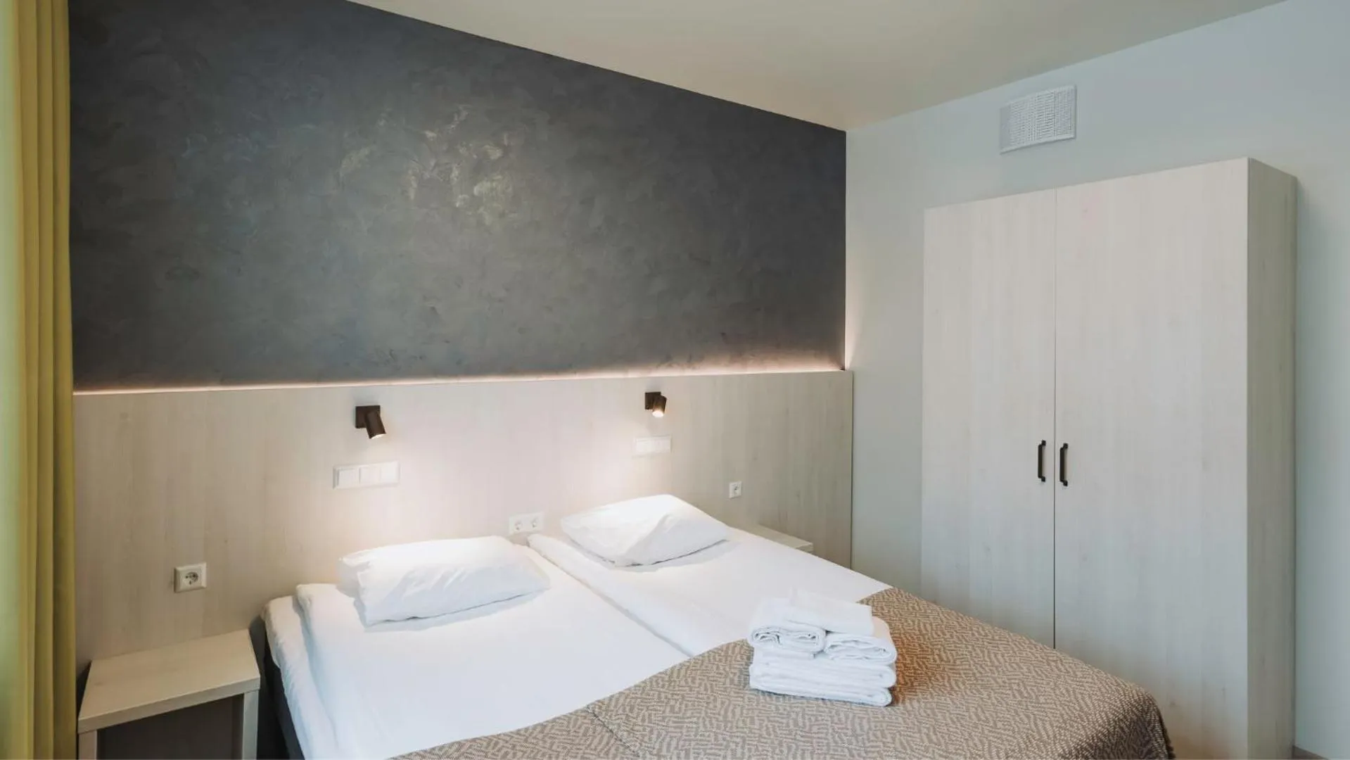 Bed in Viiking Spa Hotel