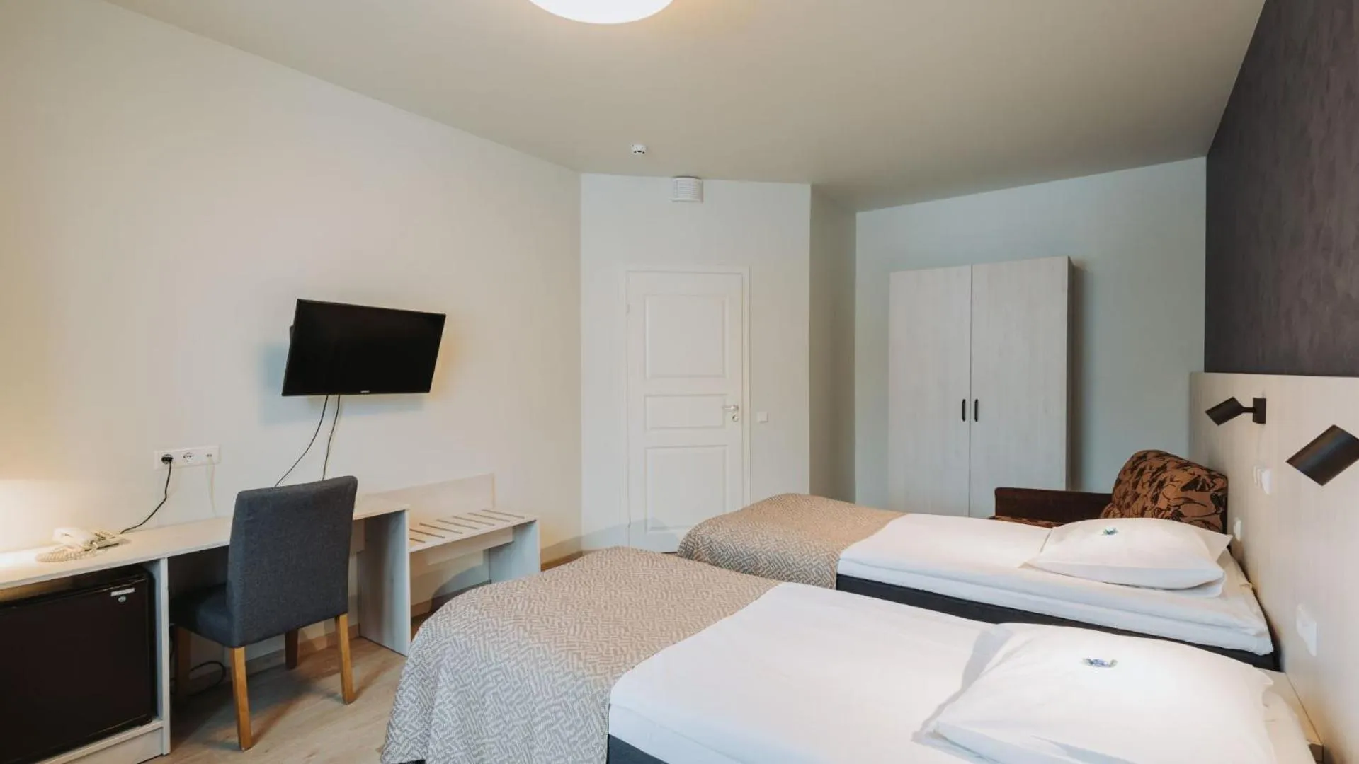 Bed in Viiking Spa Hotel