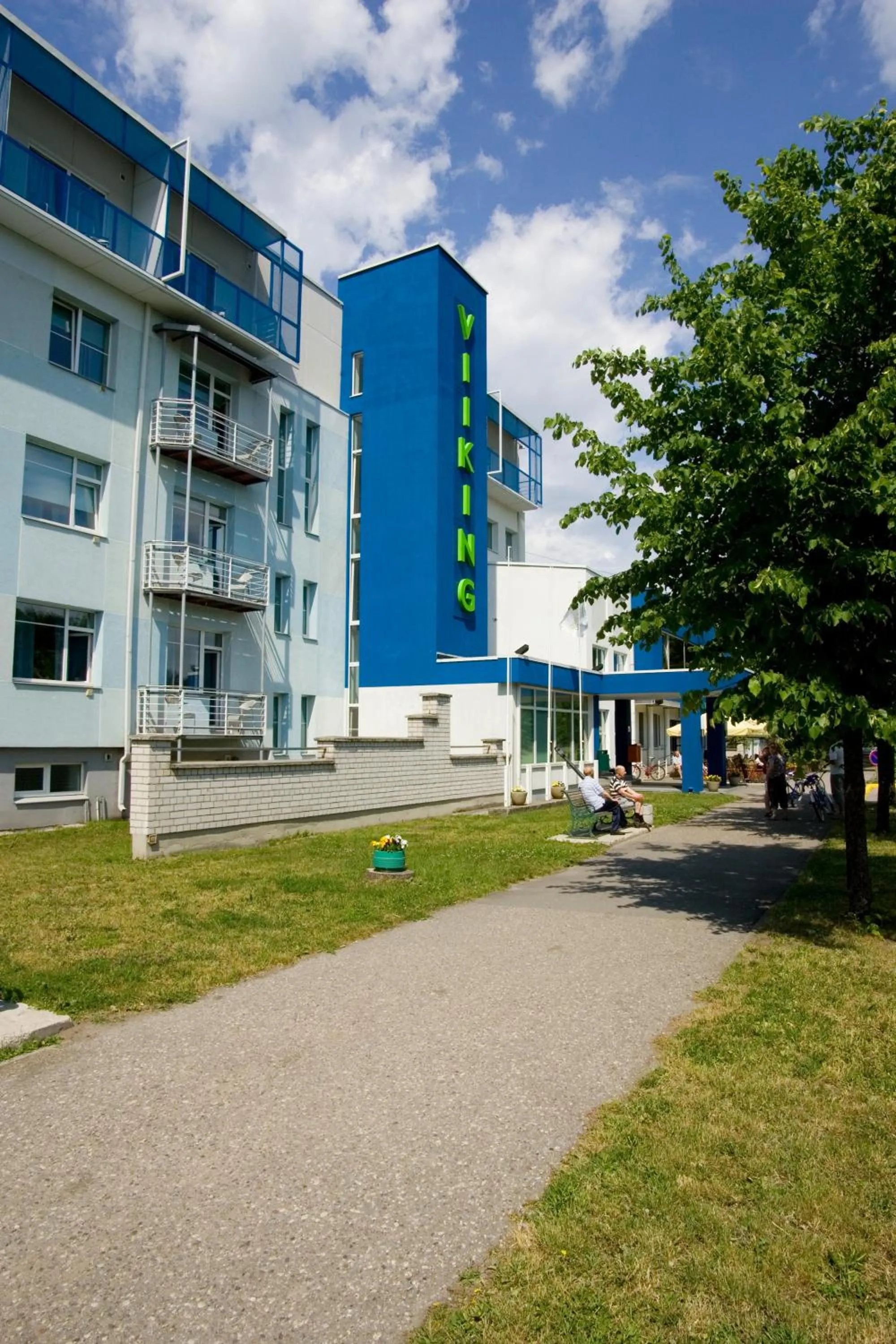 Facade/entrance in Viiking Spa Hotel