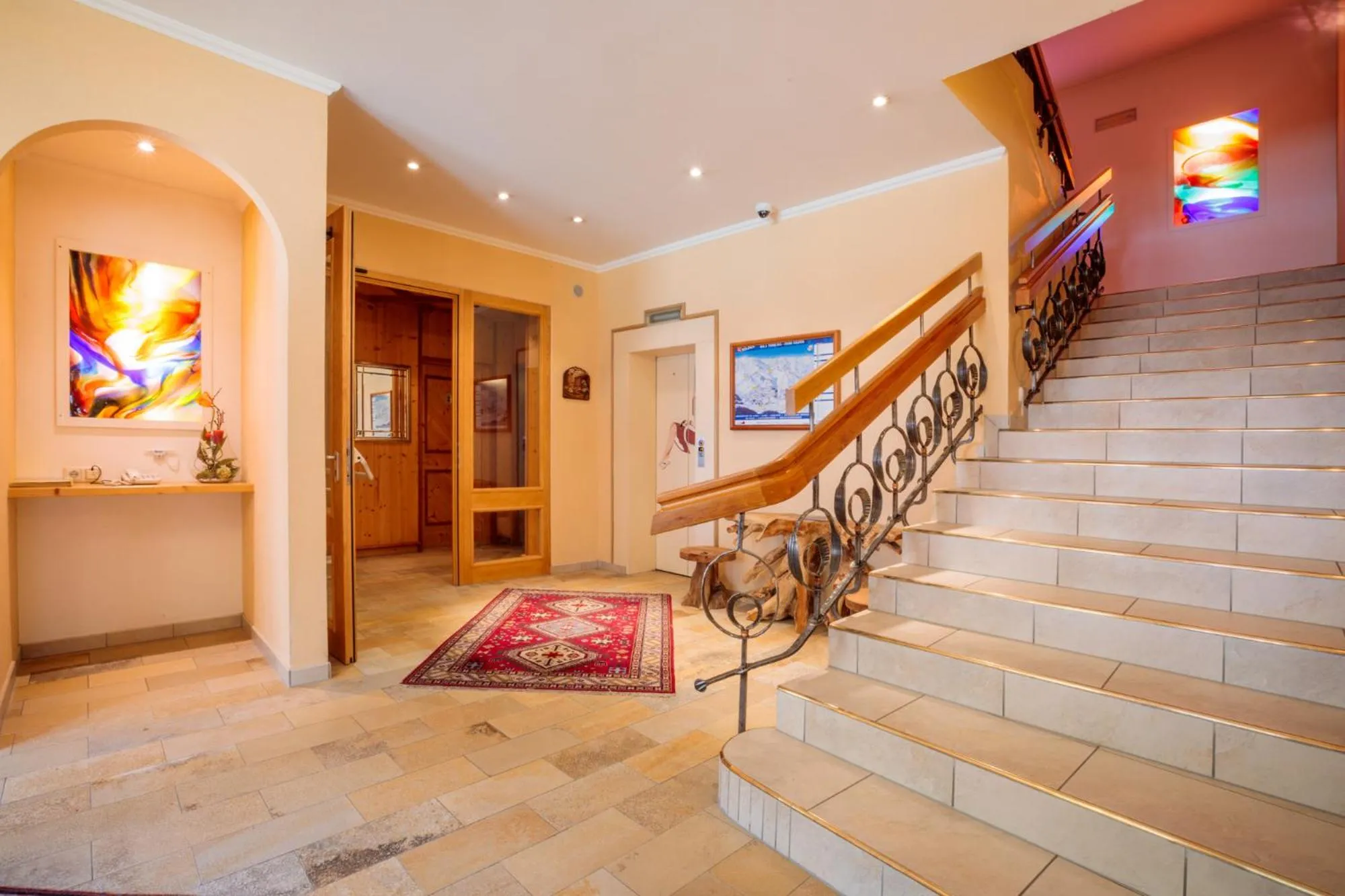 Lobby or reception in Parkhotel Sölden