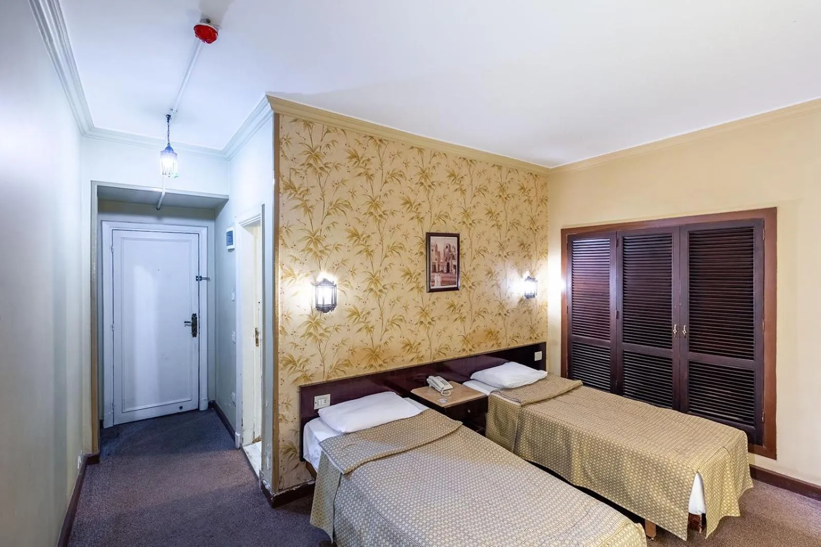 Bed in St George Hotel Cairo