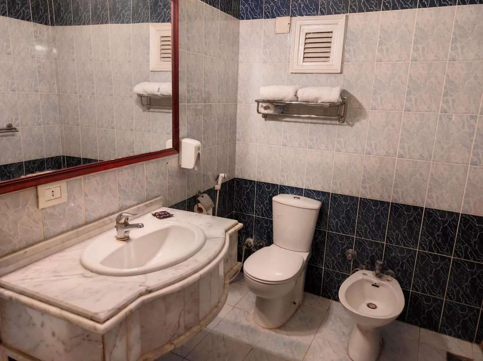 Toilet in St George Hotel Cairo