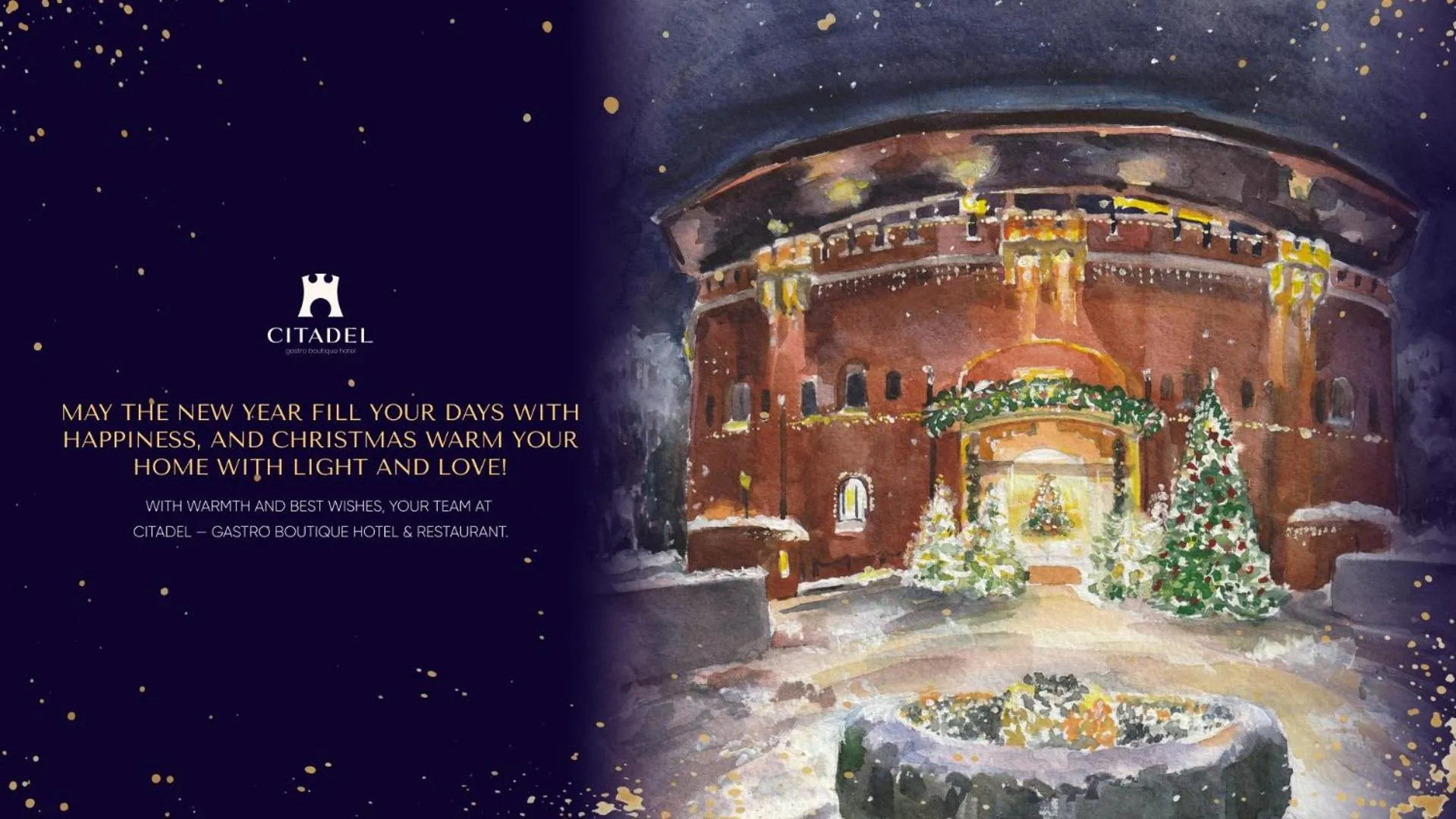 Winter in Citadel Inn Gastro Boutique Hotel - Готель Цитадель Львів