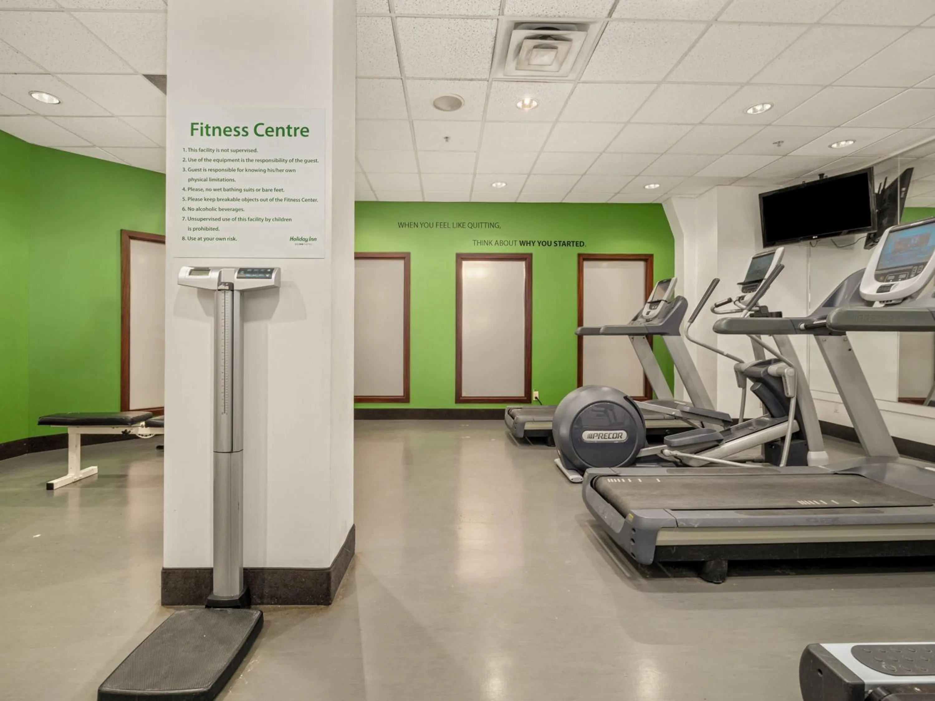 Fitness centre/facilities in Holiday Inn Conference Centre Edmonton South by IHG