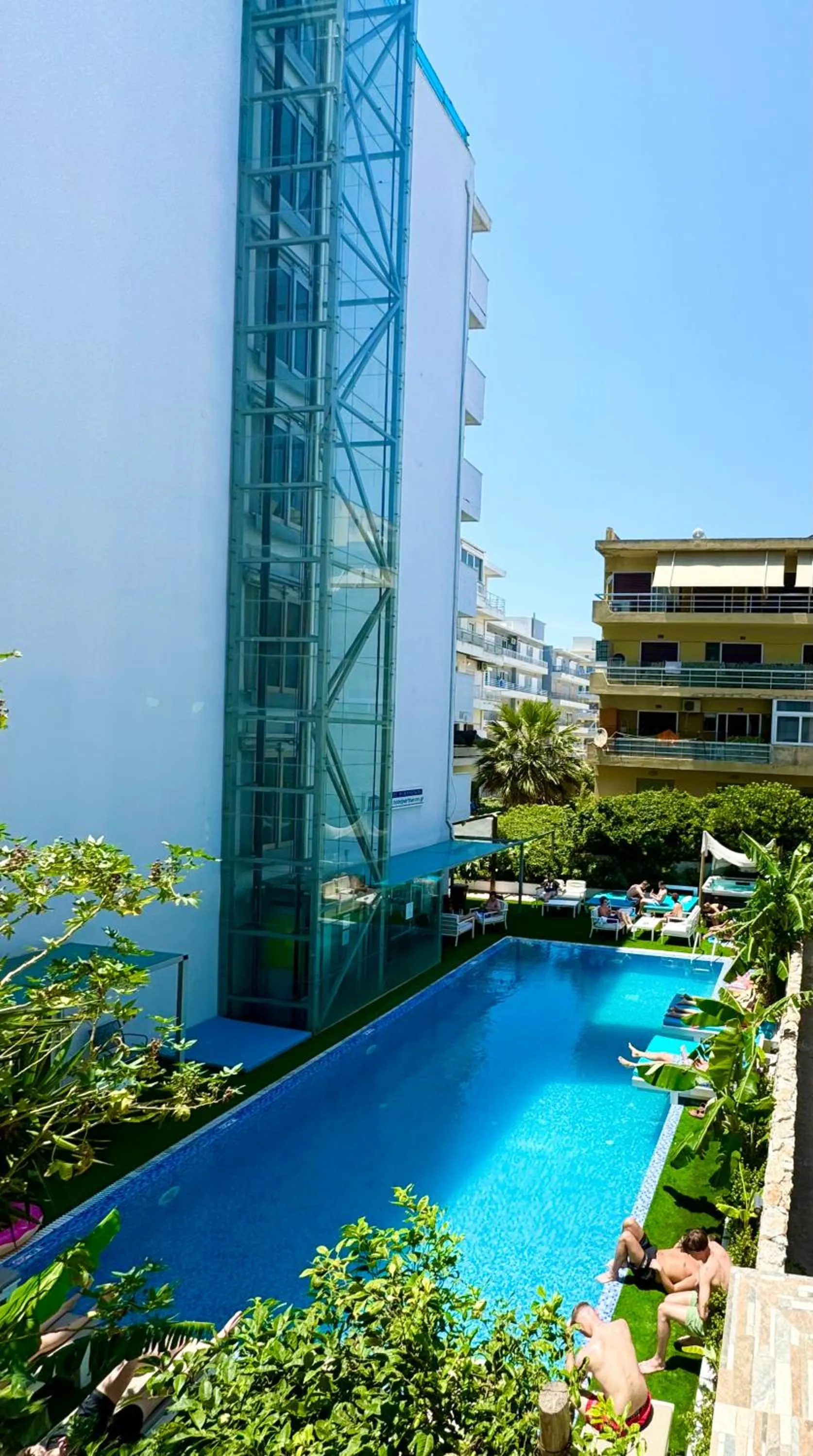 Property building in Hotel Parthenon Rodos city