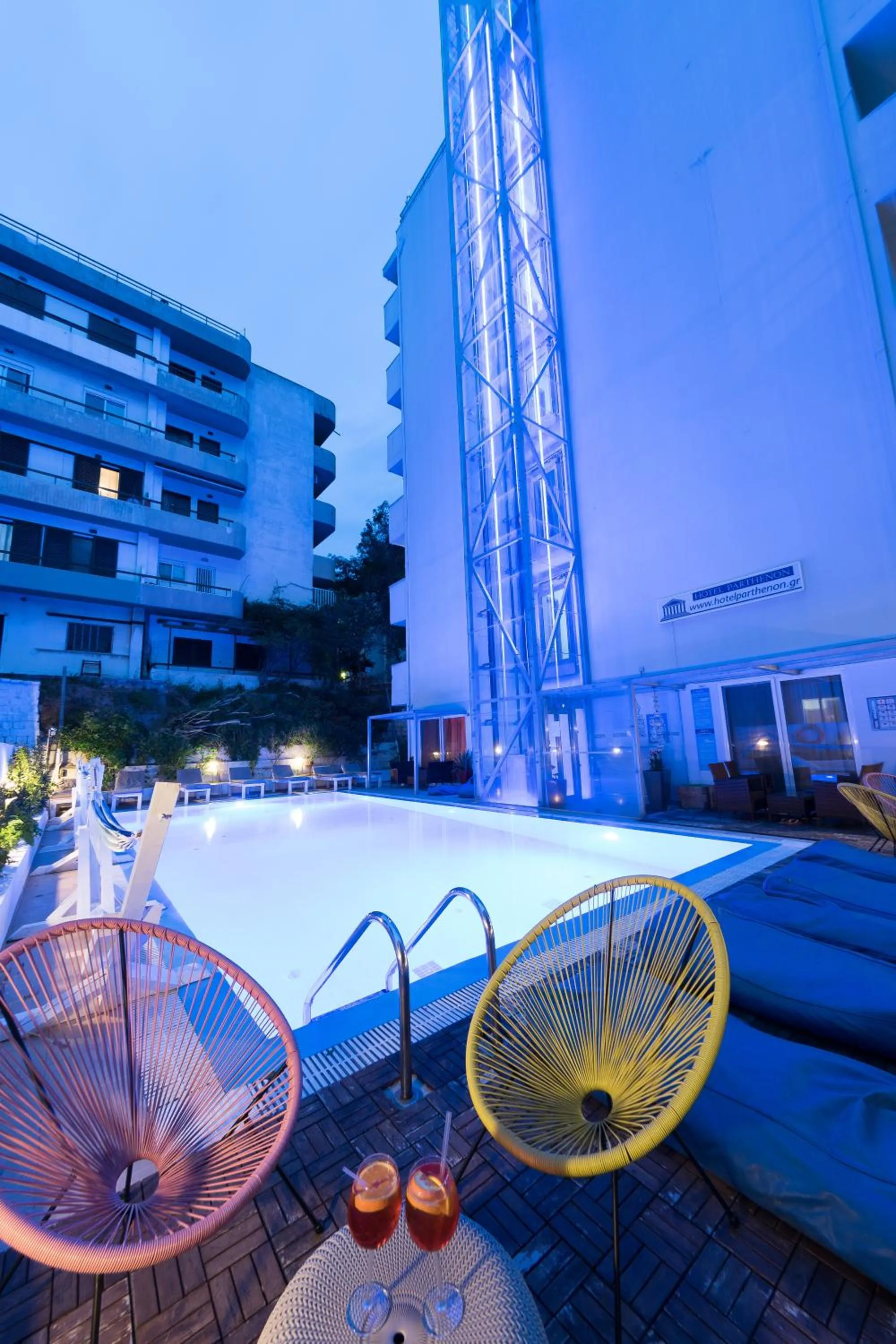 Property building in Hotel Parthenon Rodos city