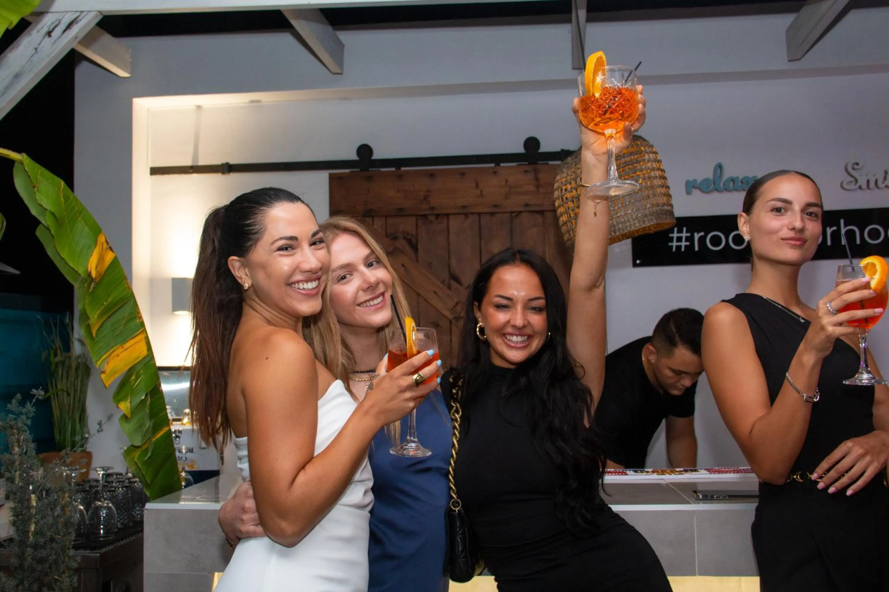 People in Hotel Parthenon Rodos city