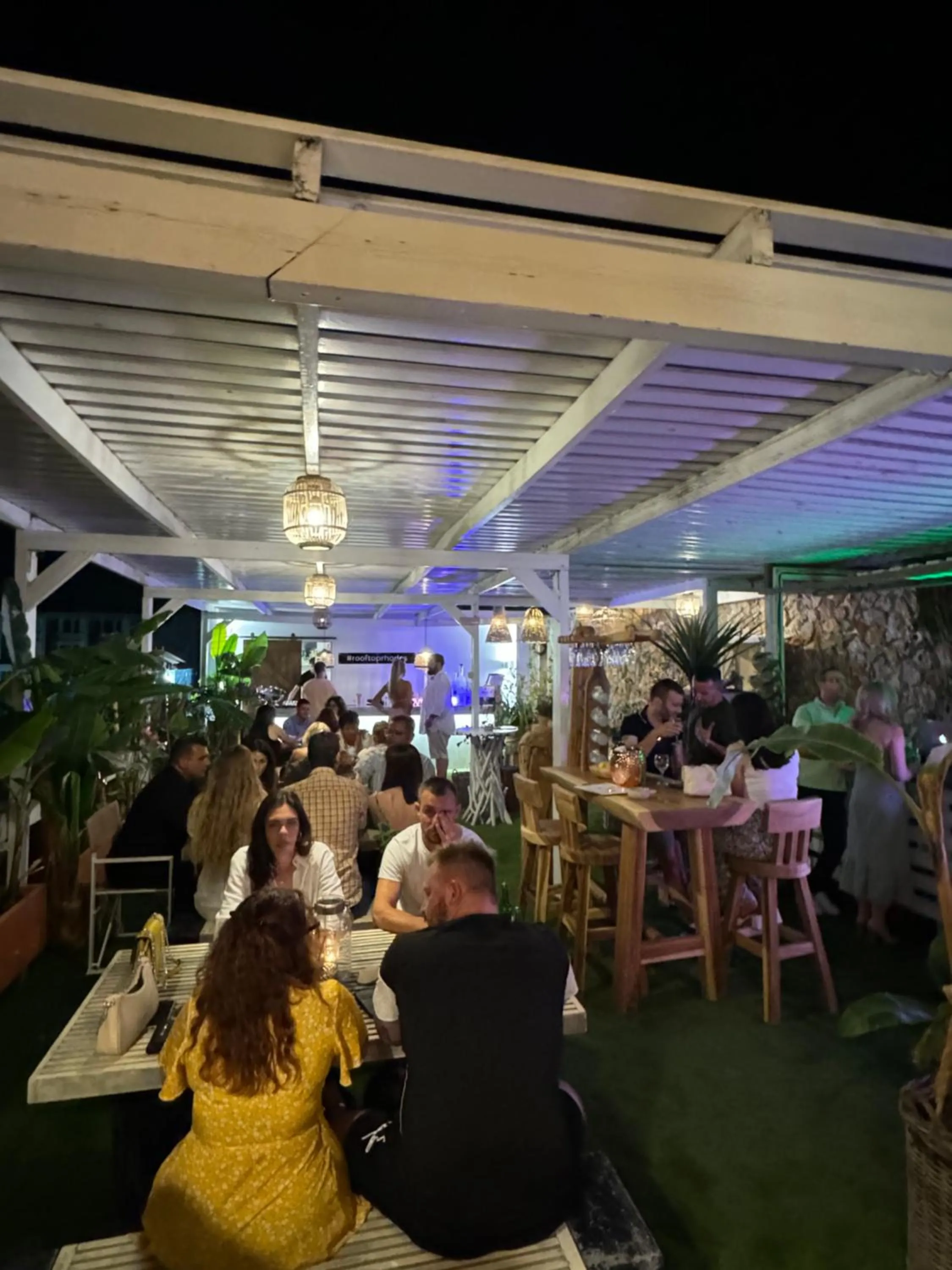 Night in Hotel Parthenon Rodos city