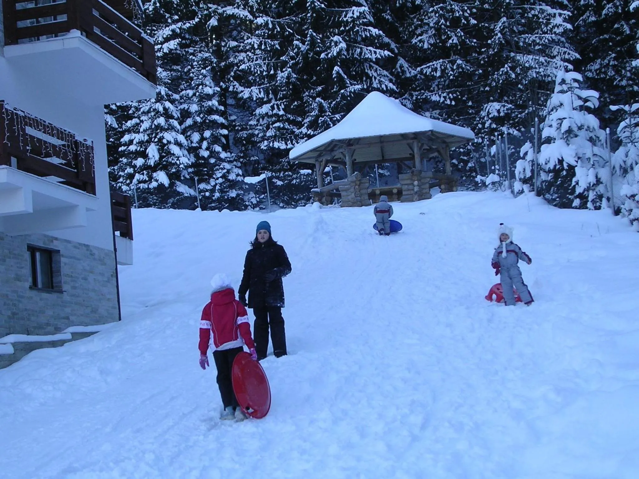Children play ground in Pension Perla Bucovinei