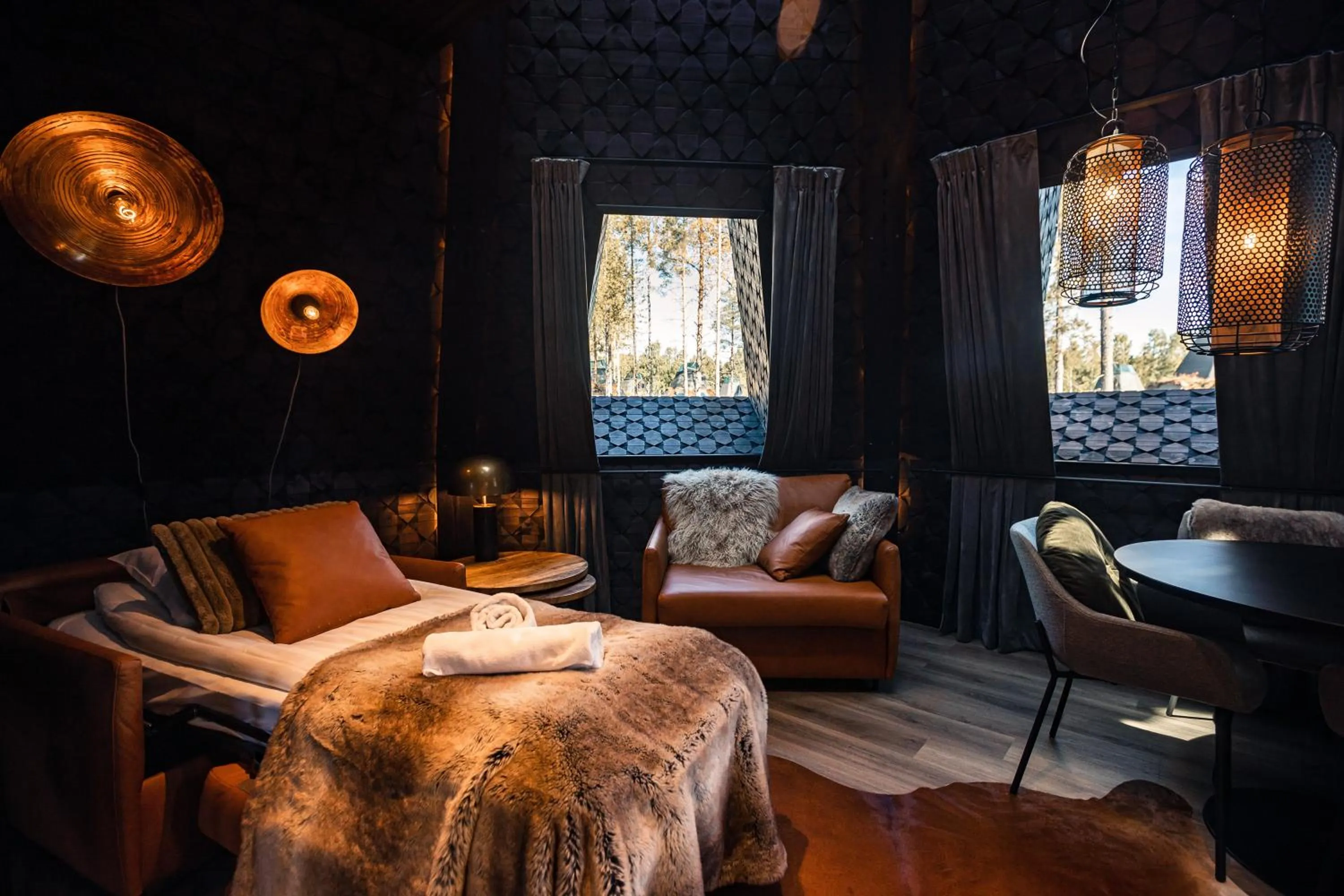 Bed in Apukka Resort