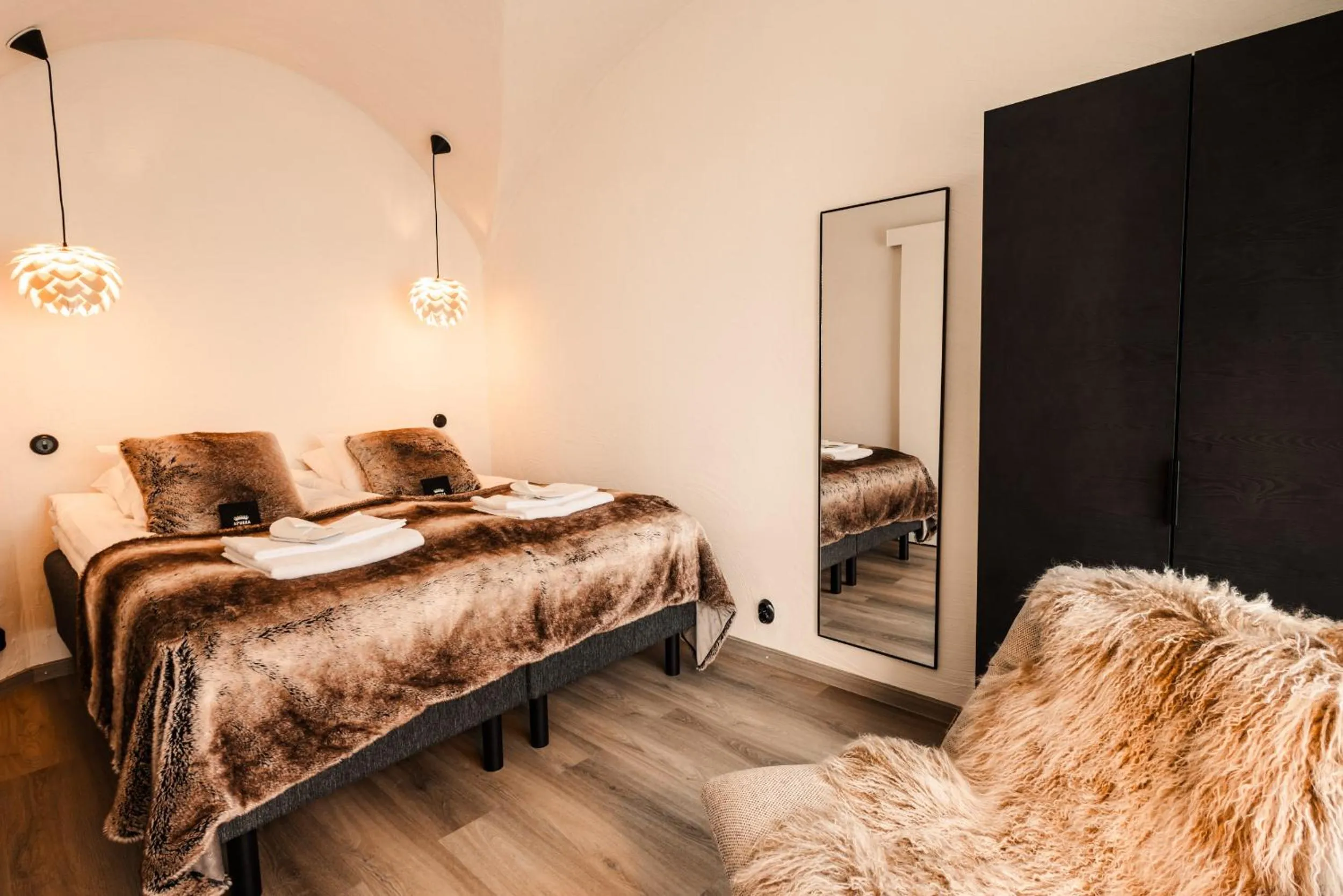 Bed in Apukka Resort