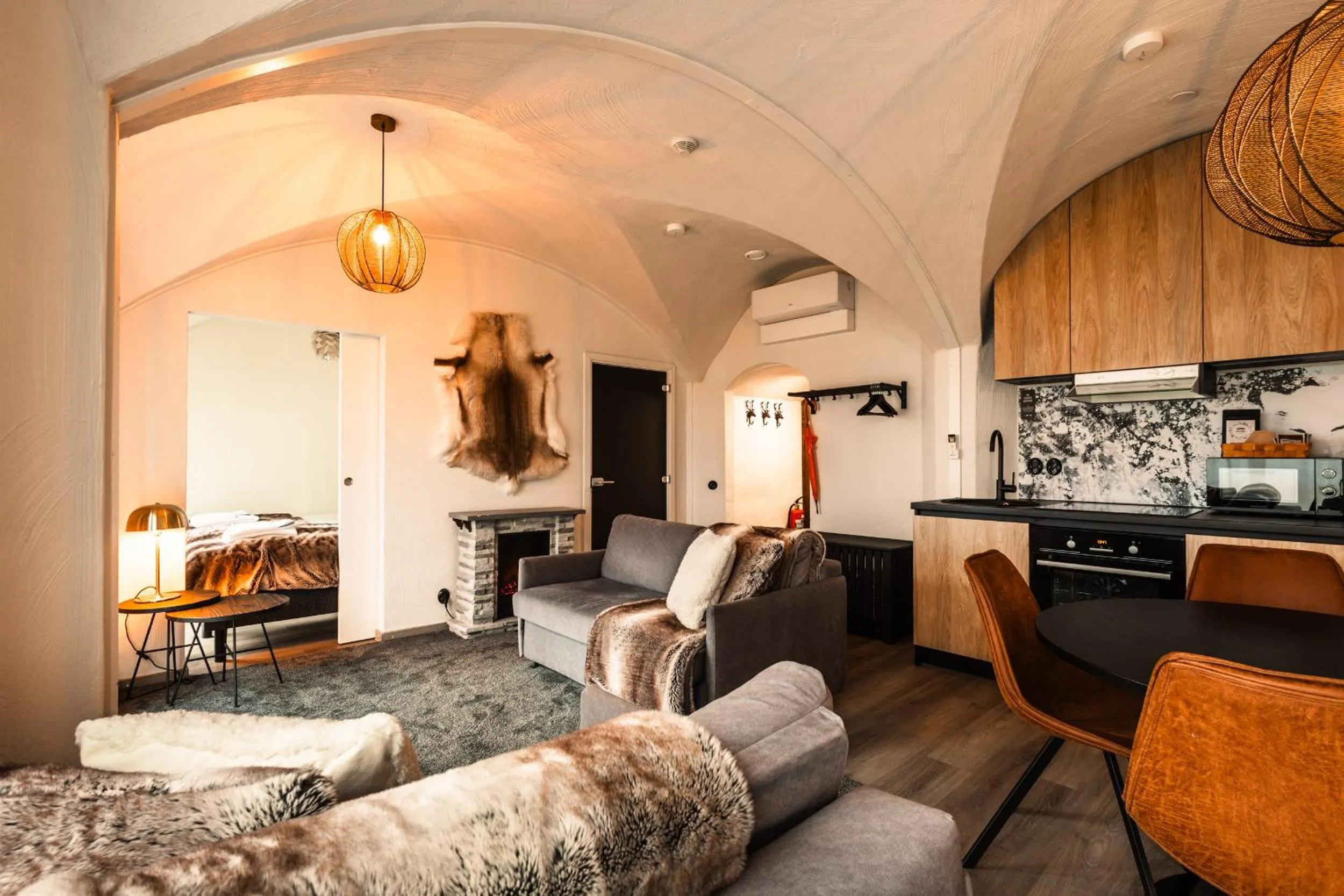 Living room in Apukka Resort