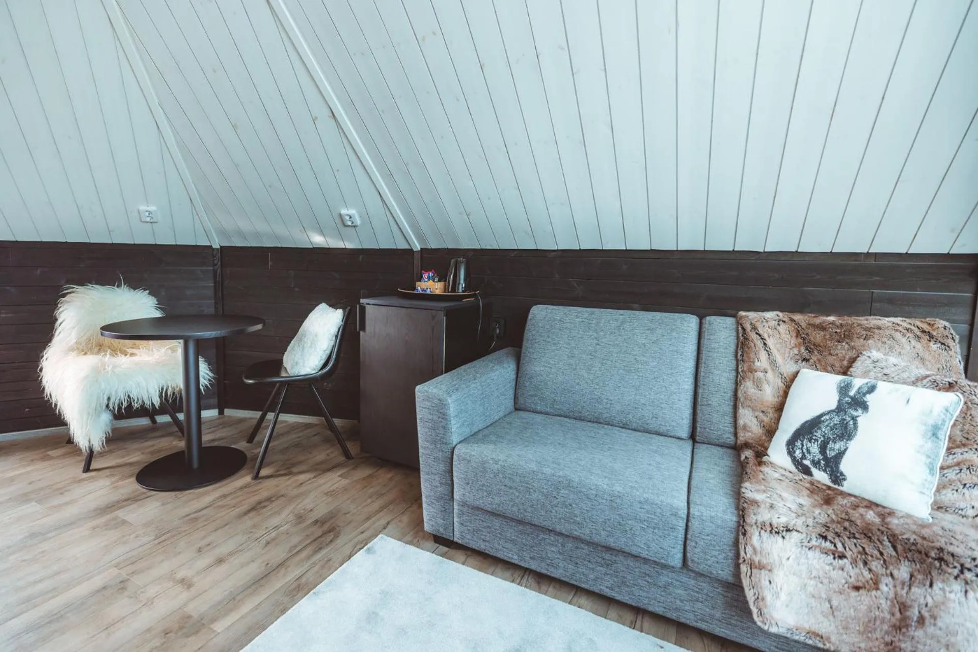 Seating area in Apukka Resort