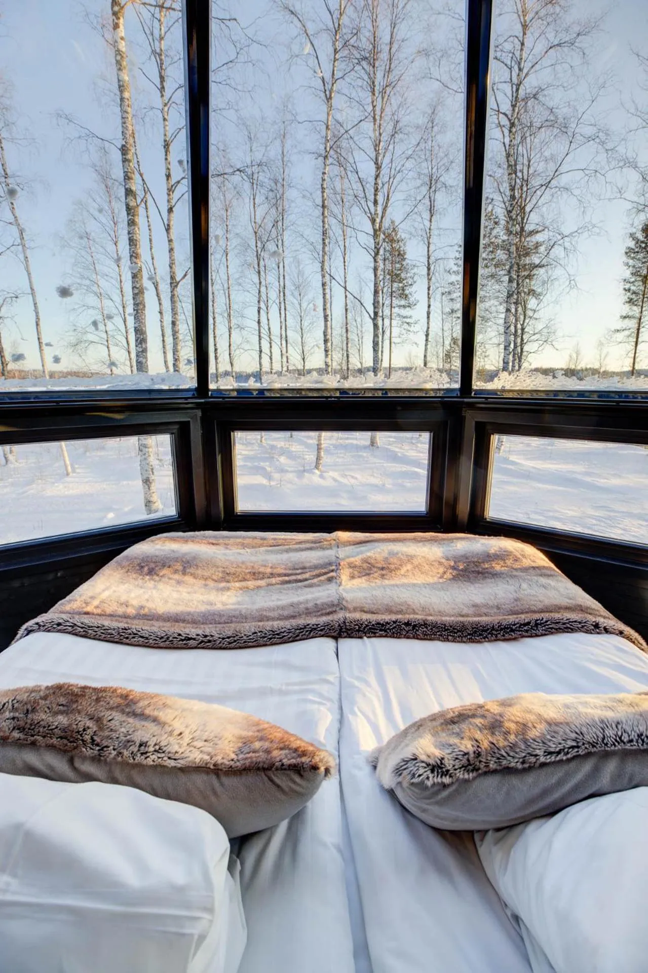 Bed in Apukka Resort