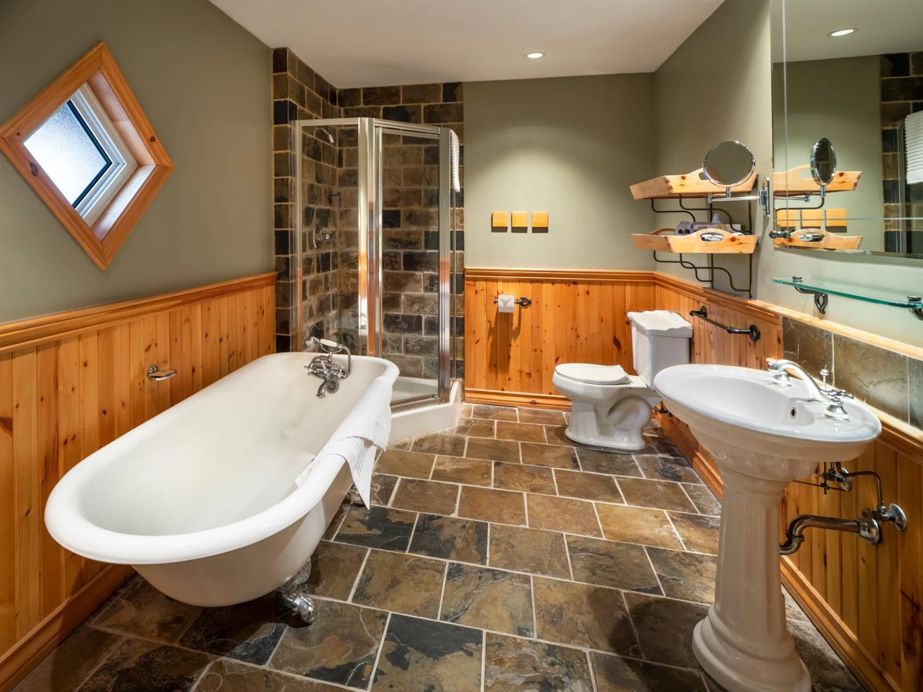 Bathroom in Buffalo Mountain Lodge
