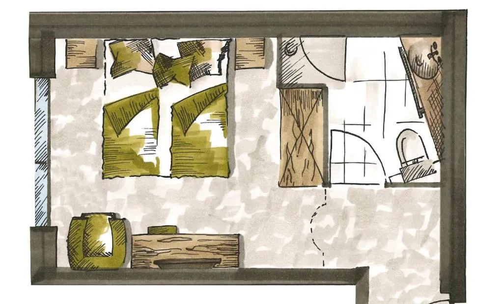 Floor plan in Hotel Sportpension Carinthia
