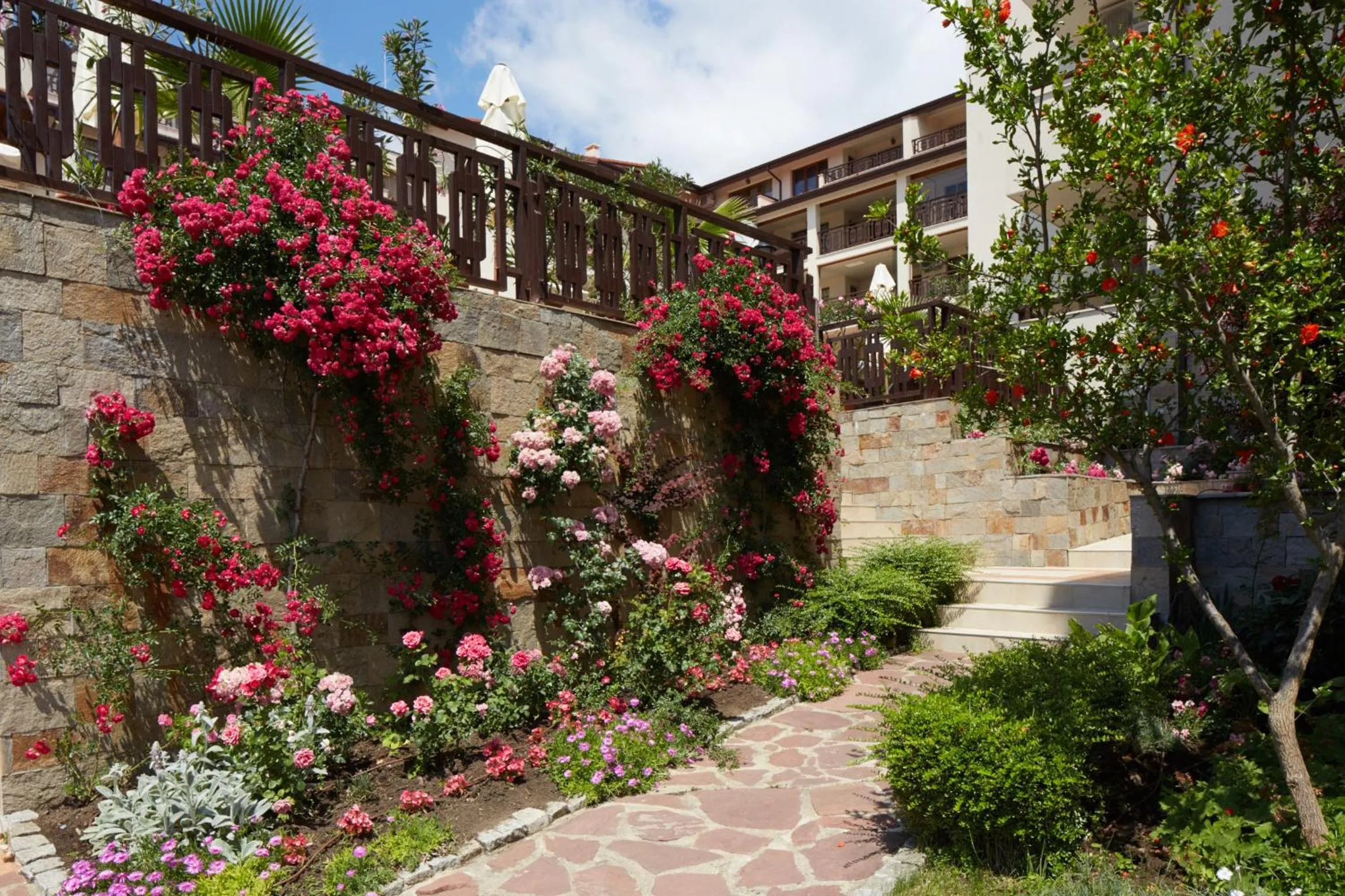 Patio in Relax Holiday Complex & Spa