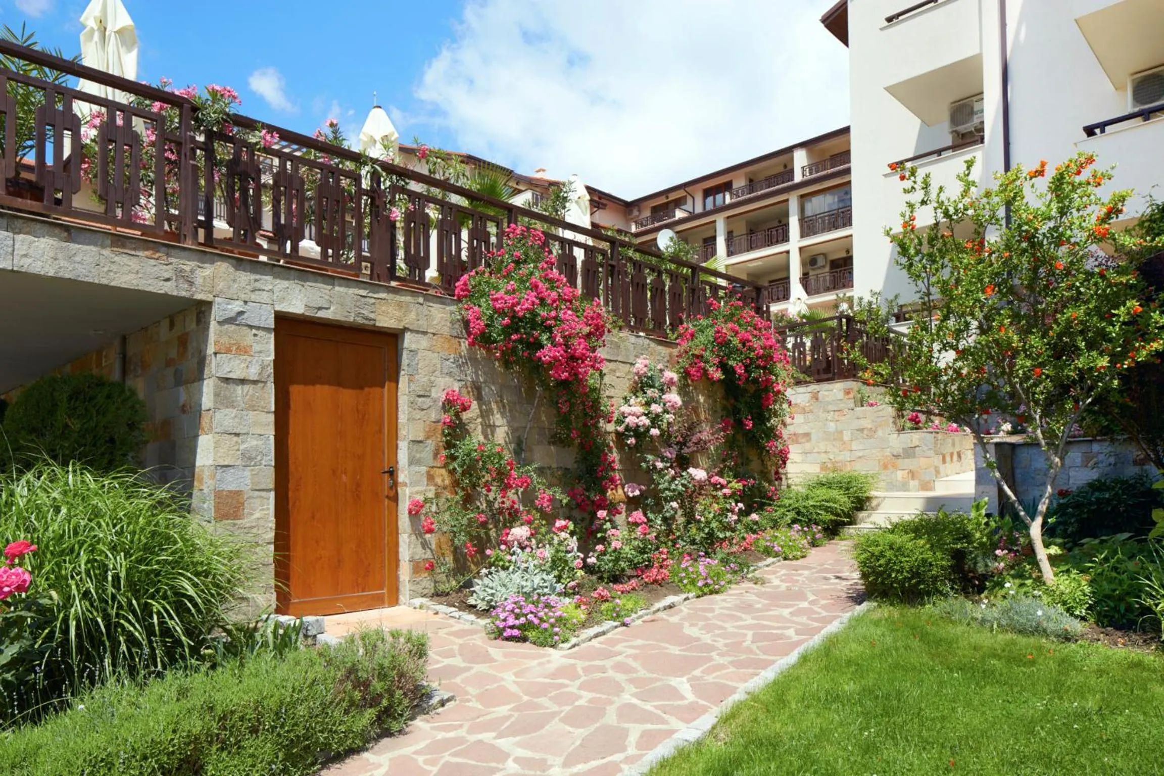 Patio in Relax Holiday Complex & Spa