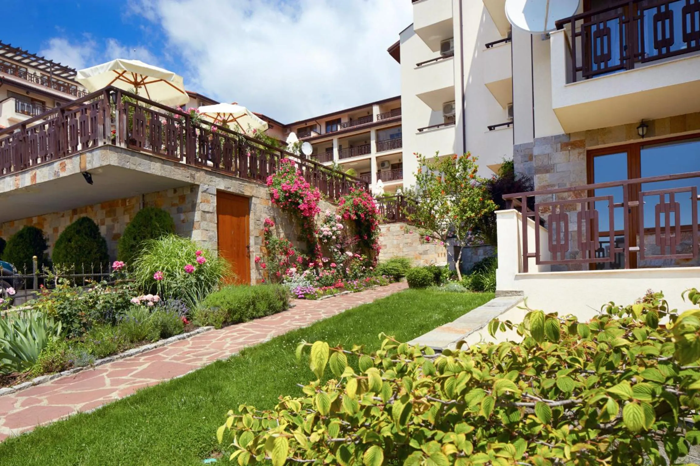 Patio in Relax Holiday Complex & Spa