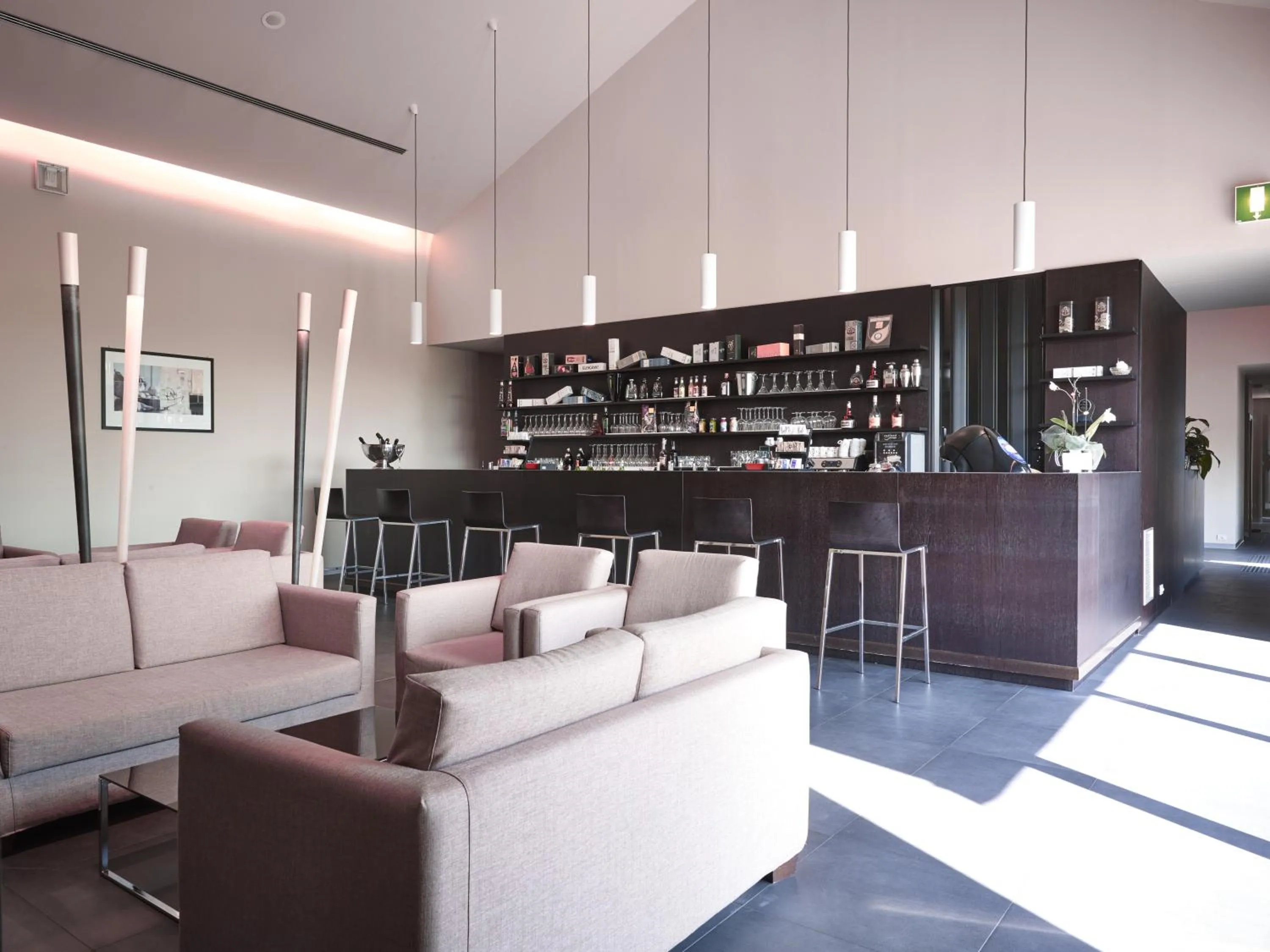 Communal lounge/ TV room in Casalgrande Hotel