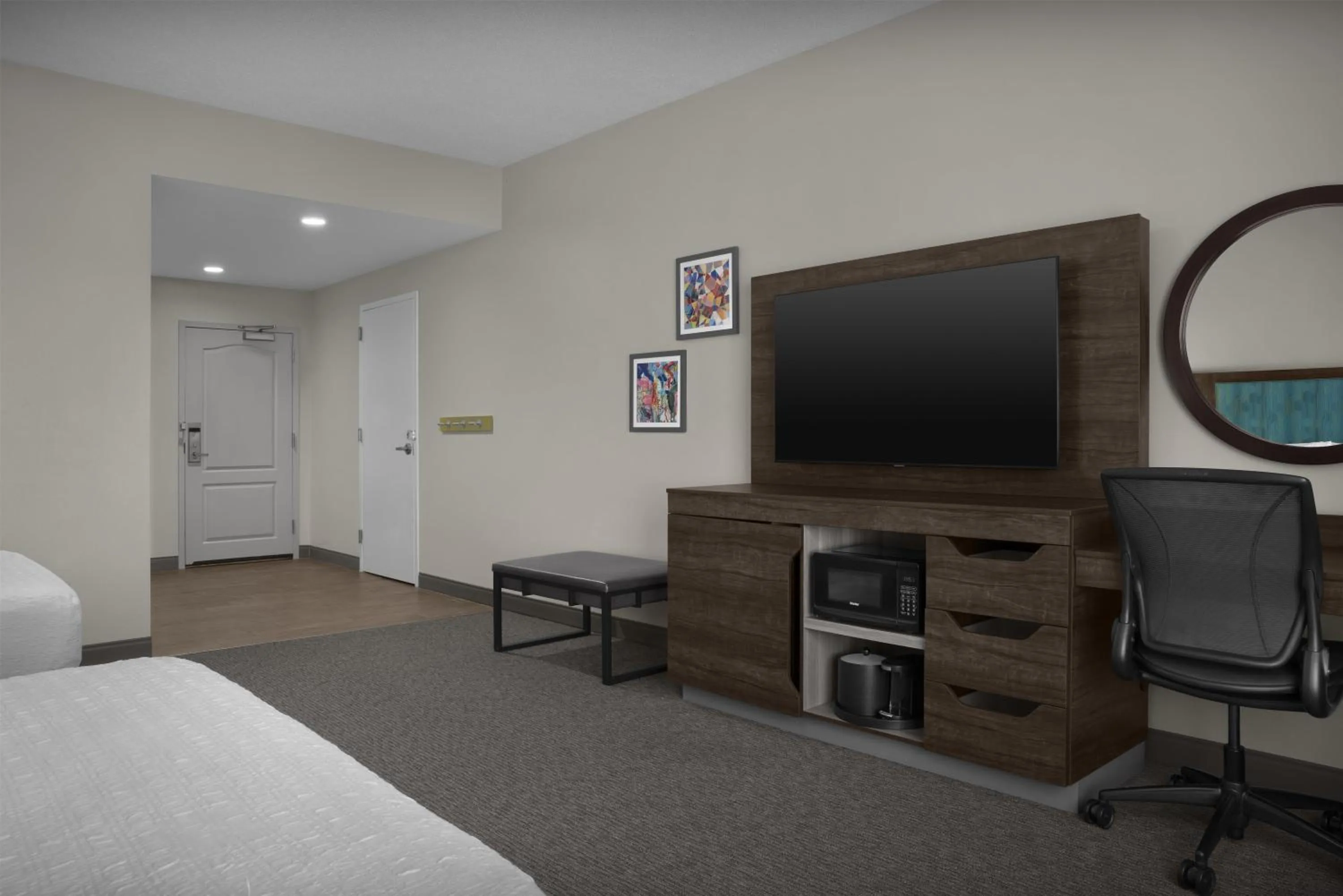 Bedroom, Bed in Hampton Inn & Suites Lakeland-South Polk Parkway