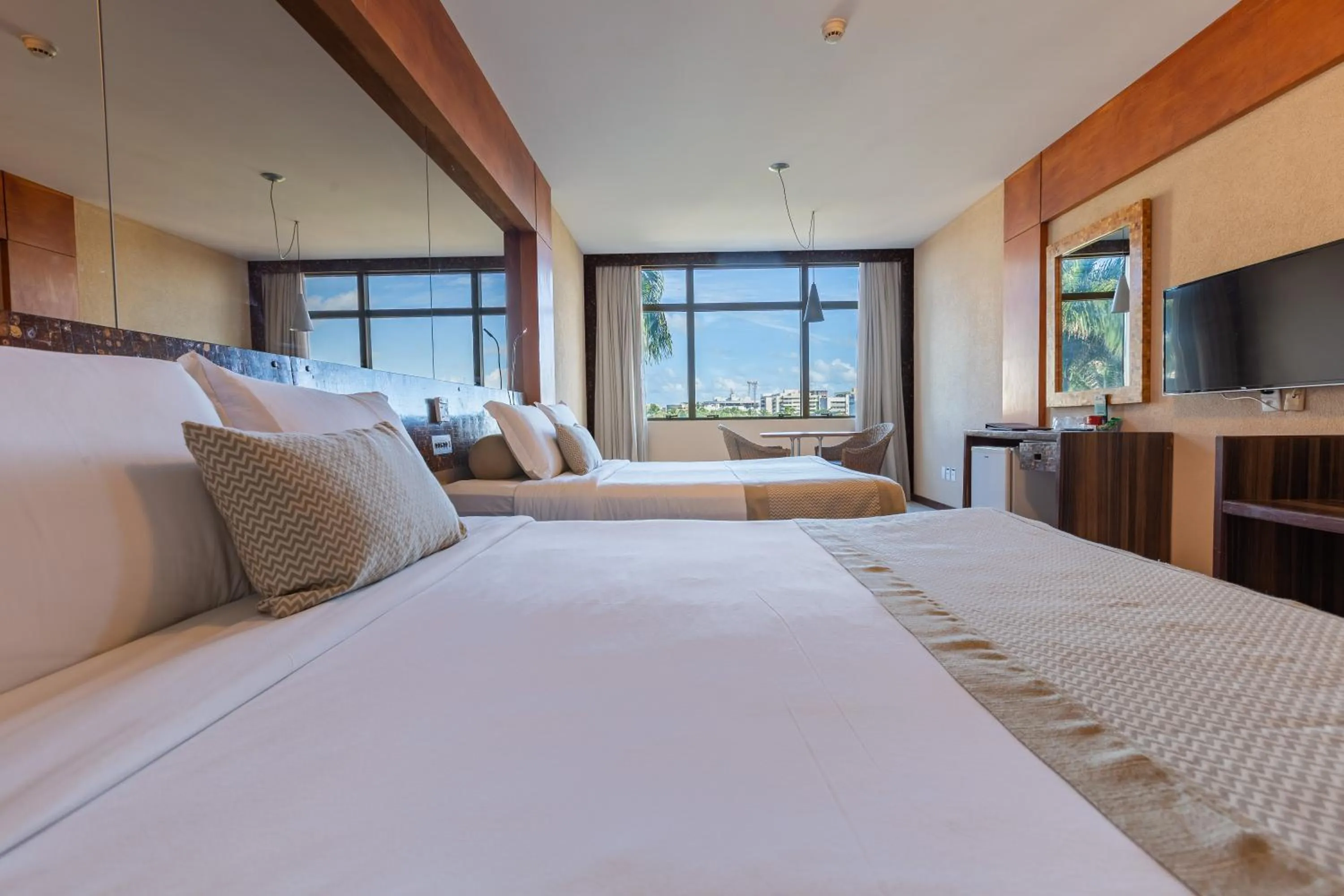 Bed in Ritz Lagoa da Anta Hotel & SPA