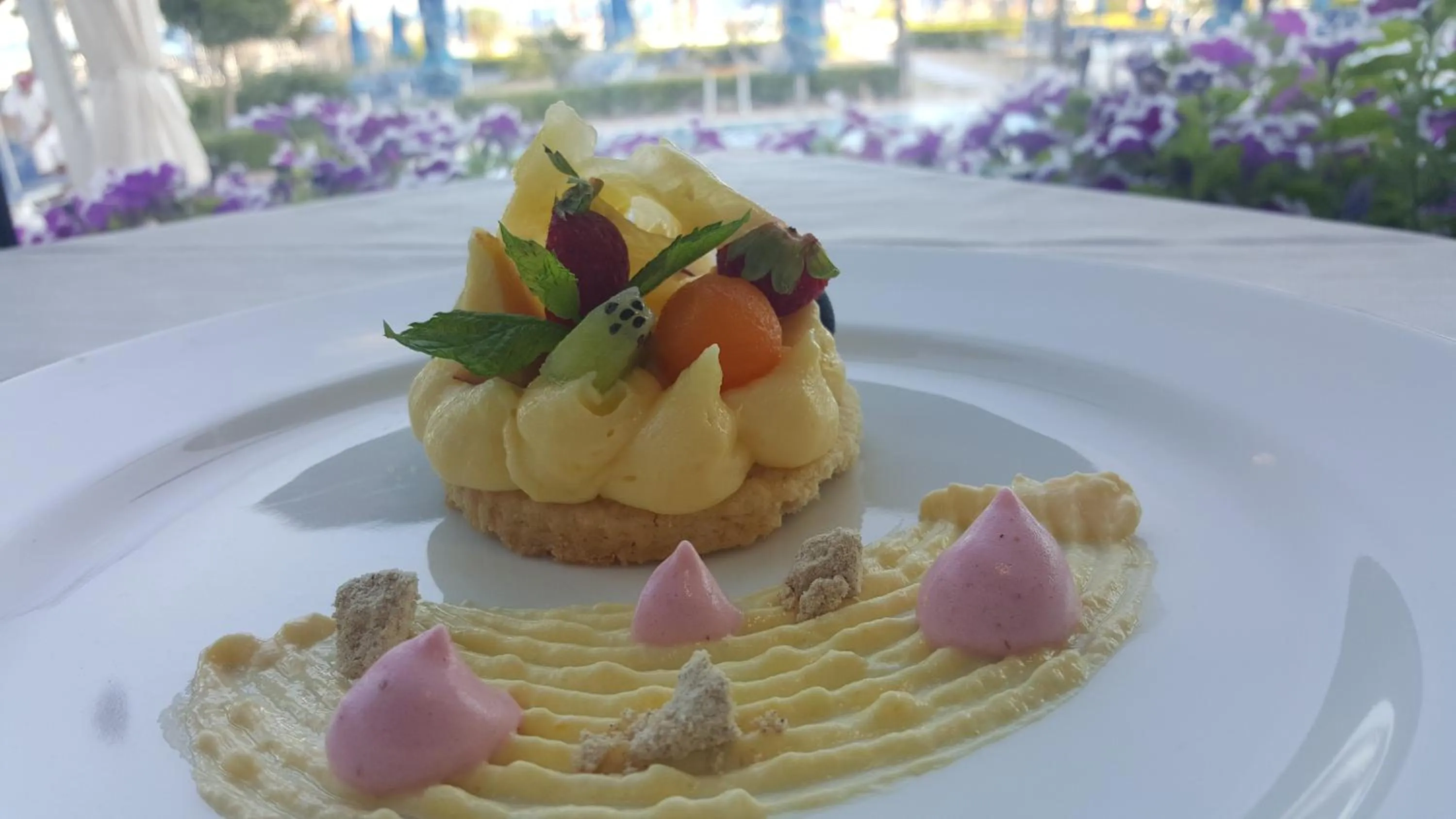 Food close-up in Regent's Hotel