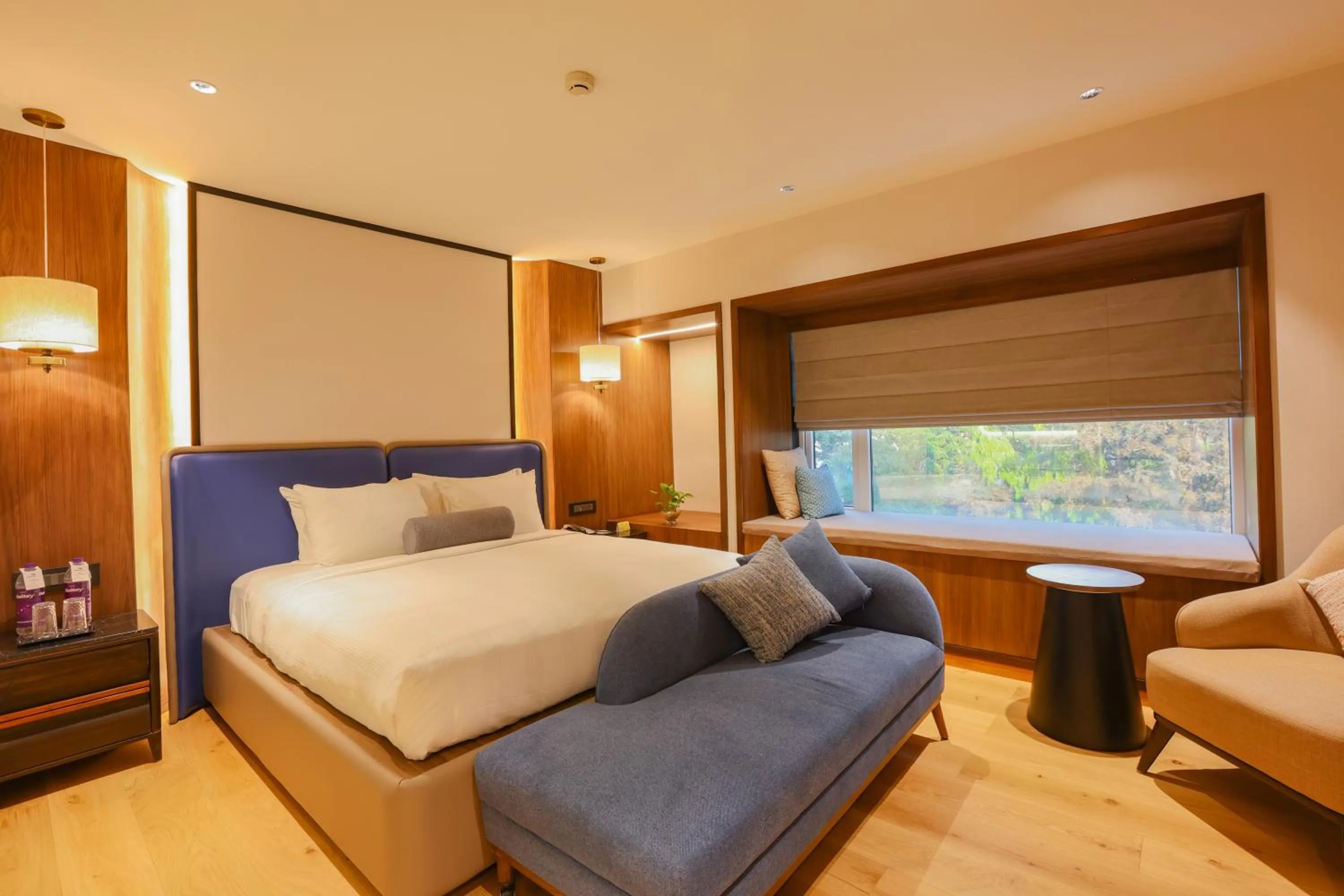 Bedroom, Bed in Pride Premier Pune