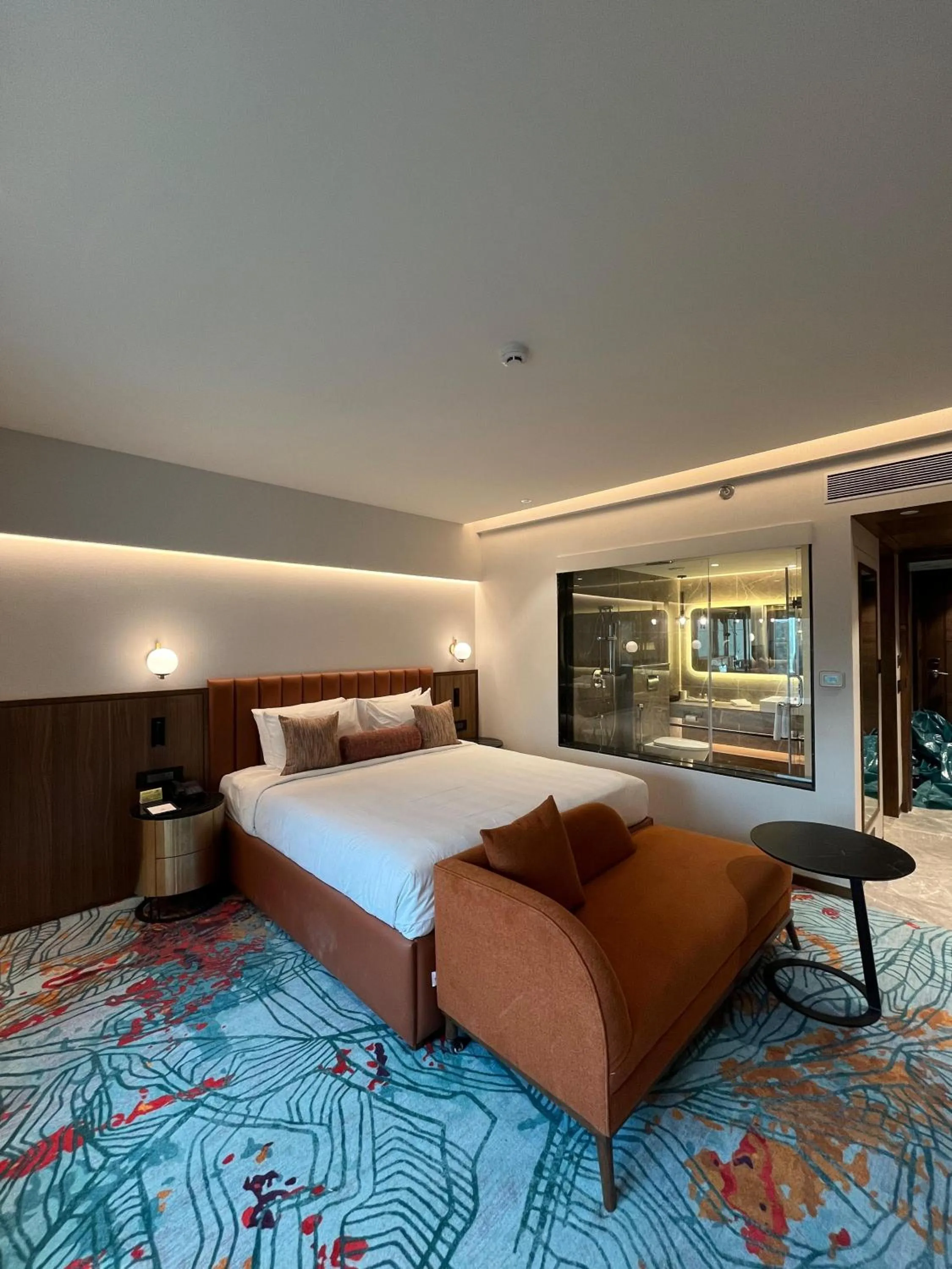 Bedroom, Bed in Pride Premier Pune