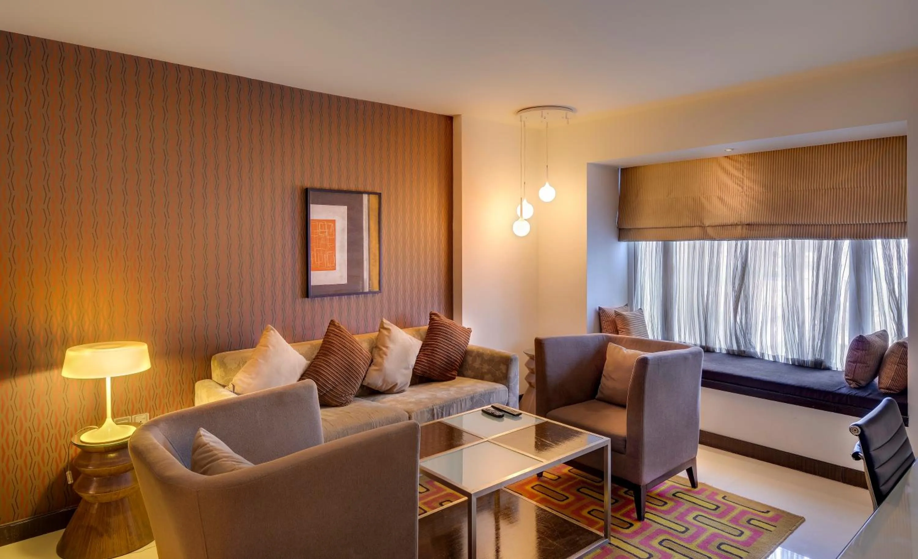 Living room in Pride Premier Bengaluru