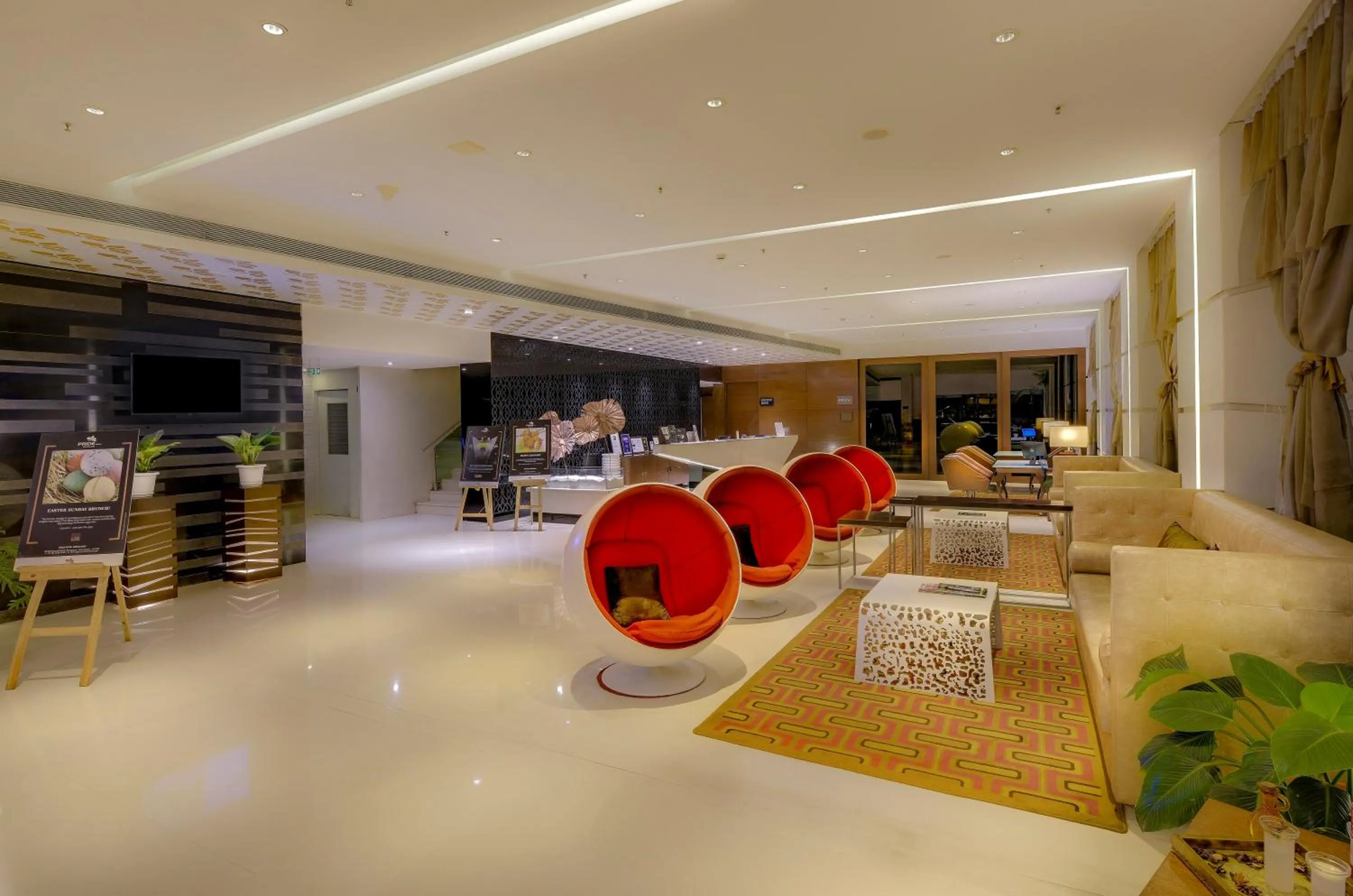 Lobby or reception in Pride Premier Bengaluru