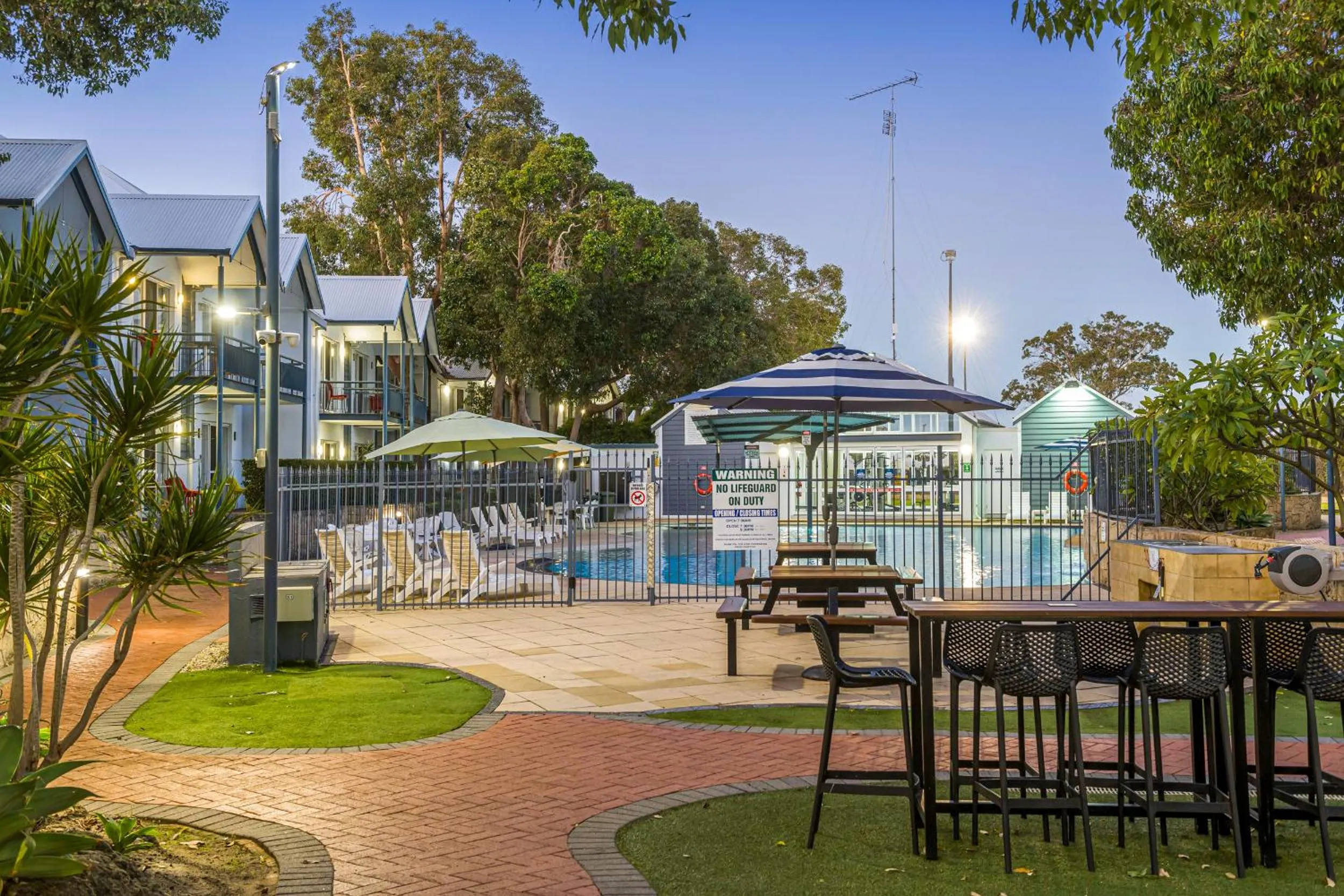 BBQ facilities in Mandurah Quay Resort