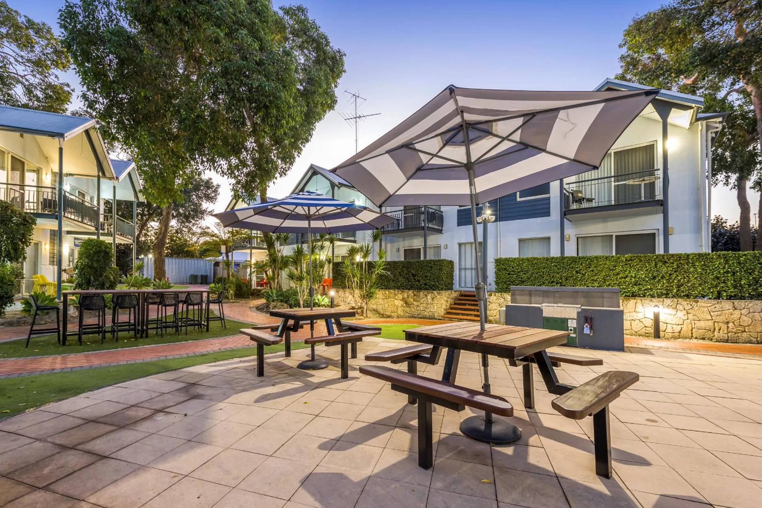 BBQ facilities in Mandurah Quay Resort