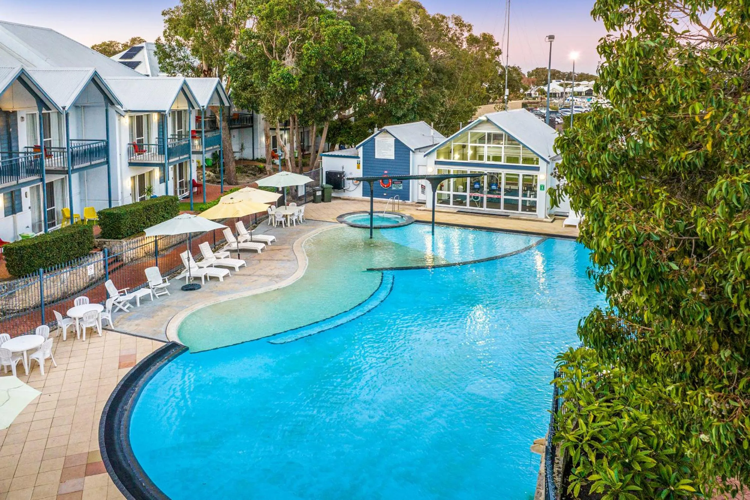 Swimming pool in Mandurah Quay Resort