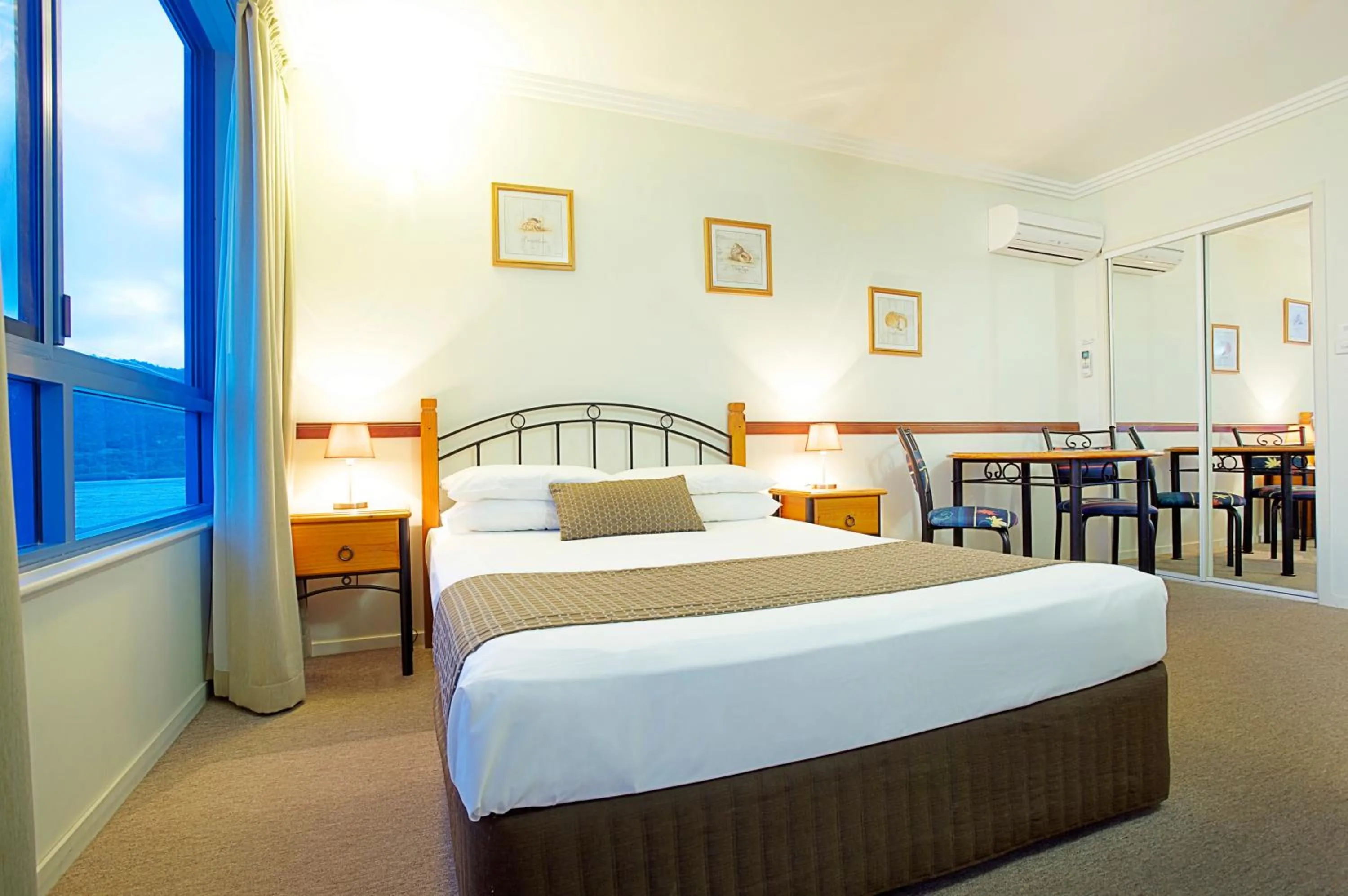 Bedroom, Bed in at Whitsunday Vista Holiday Apartments