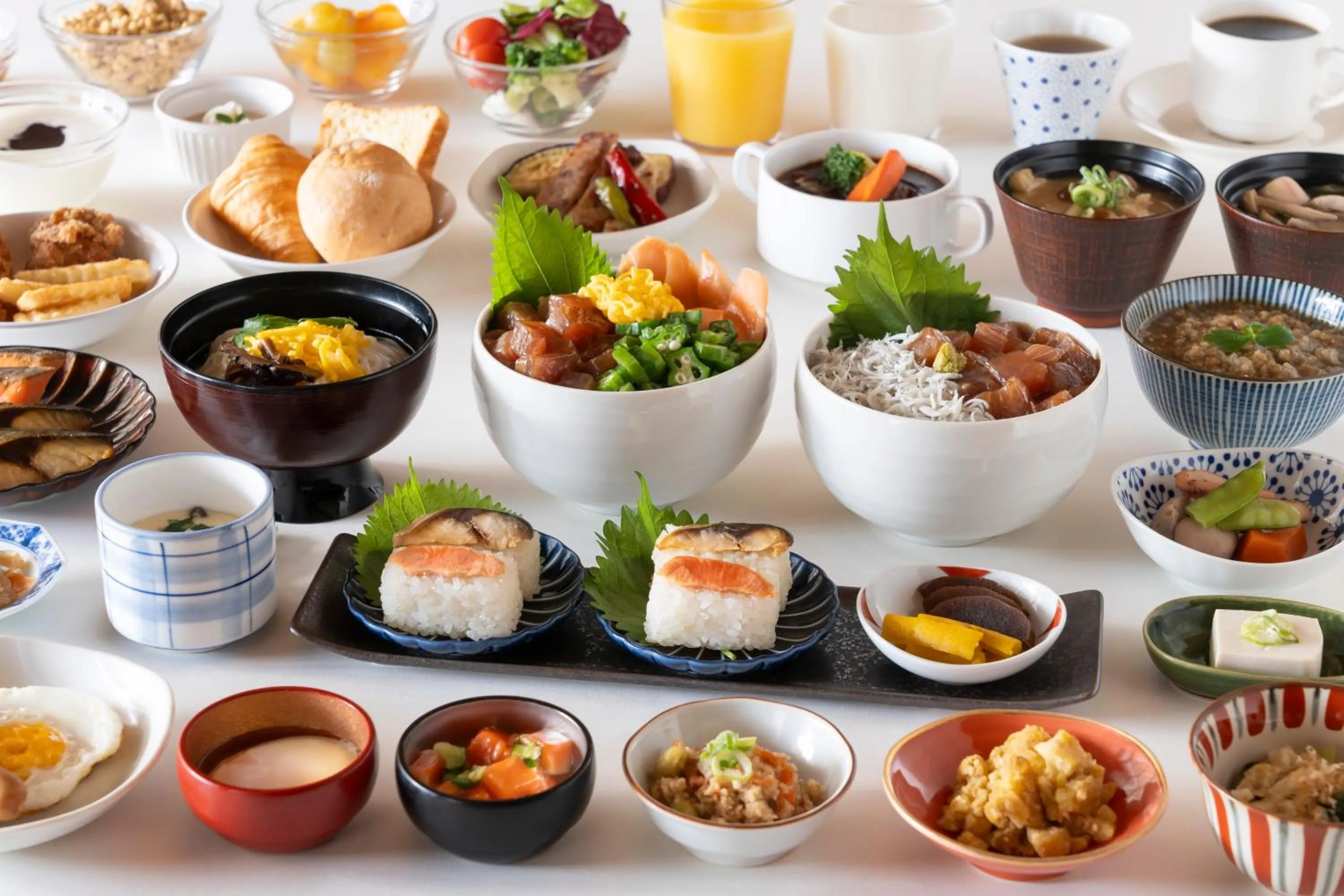 Breakfast in Onyado Nono Nara Natural Hot Spring