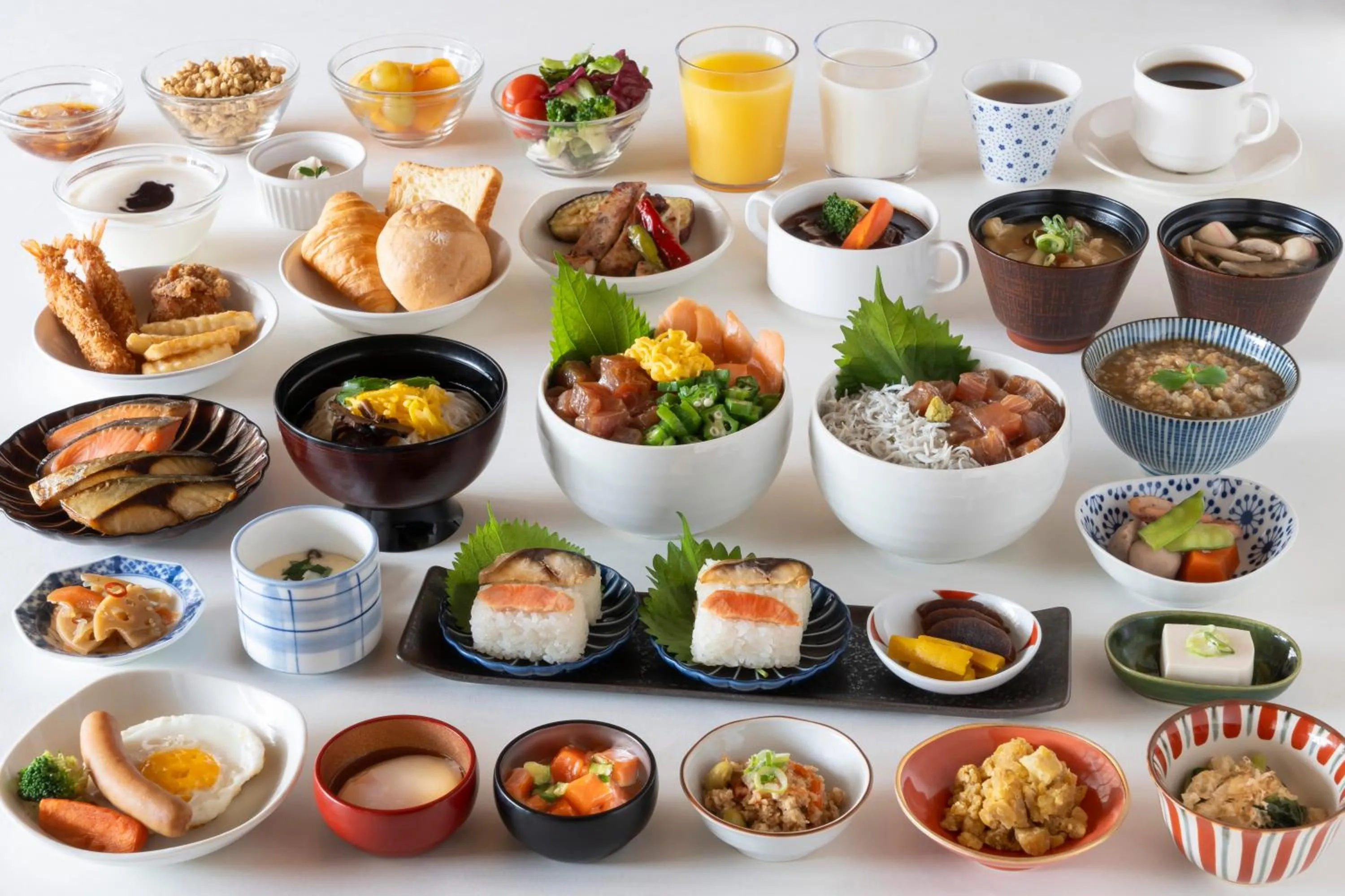 Breakfast in Onyado Nono Nara Natural Hot Spring
