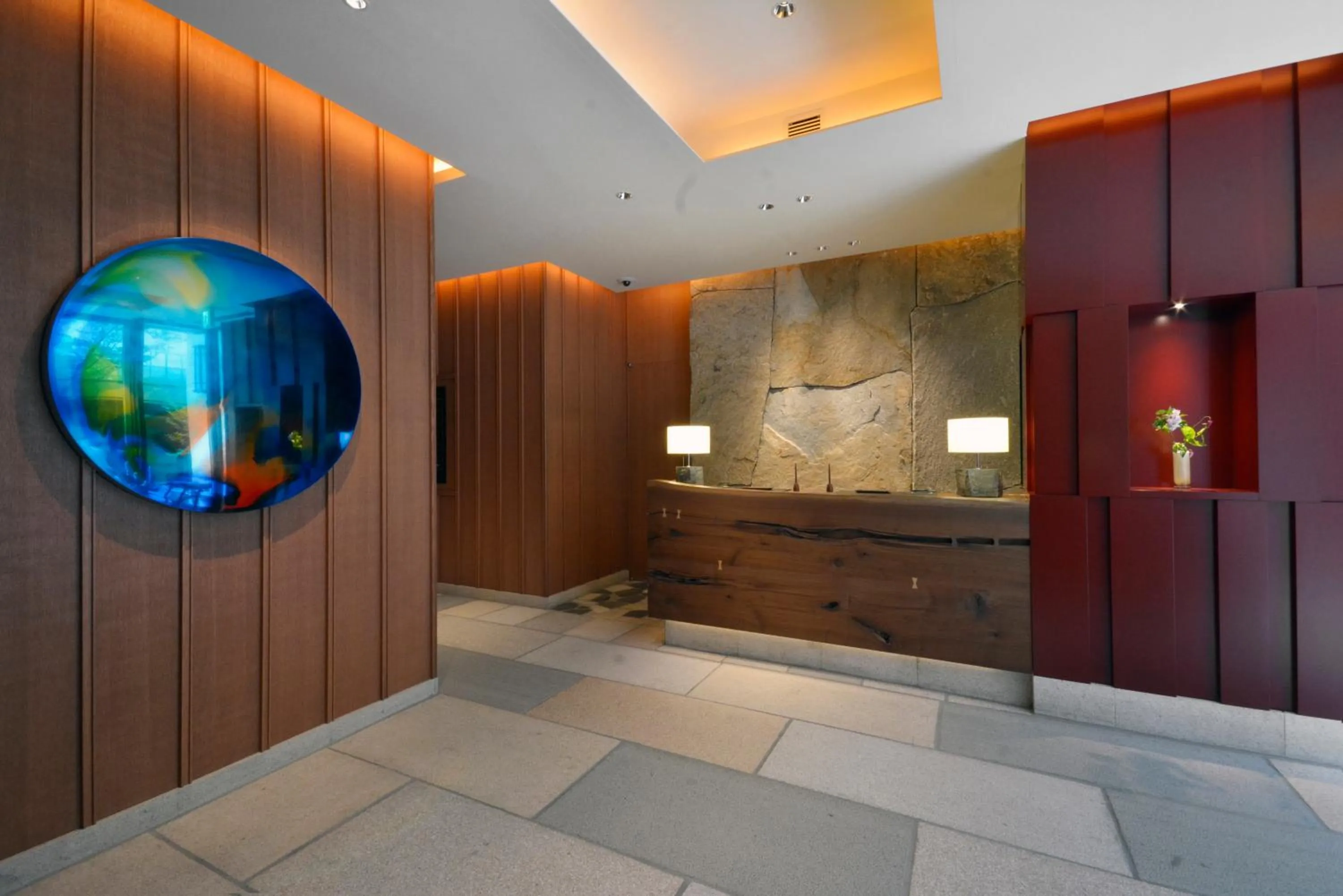 Lobby or reception in HOTEL HILLARYS Akasaka