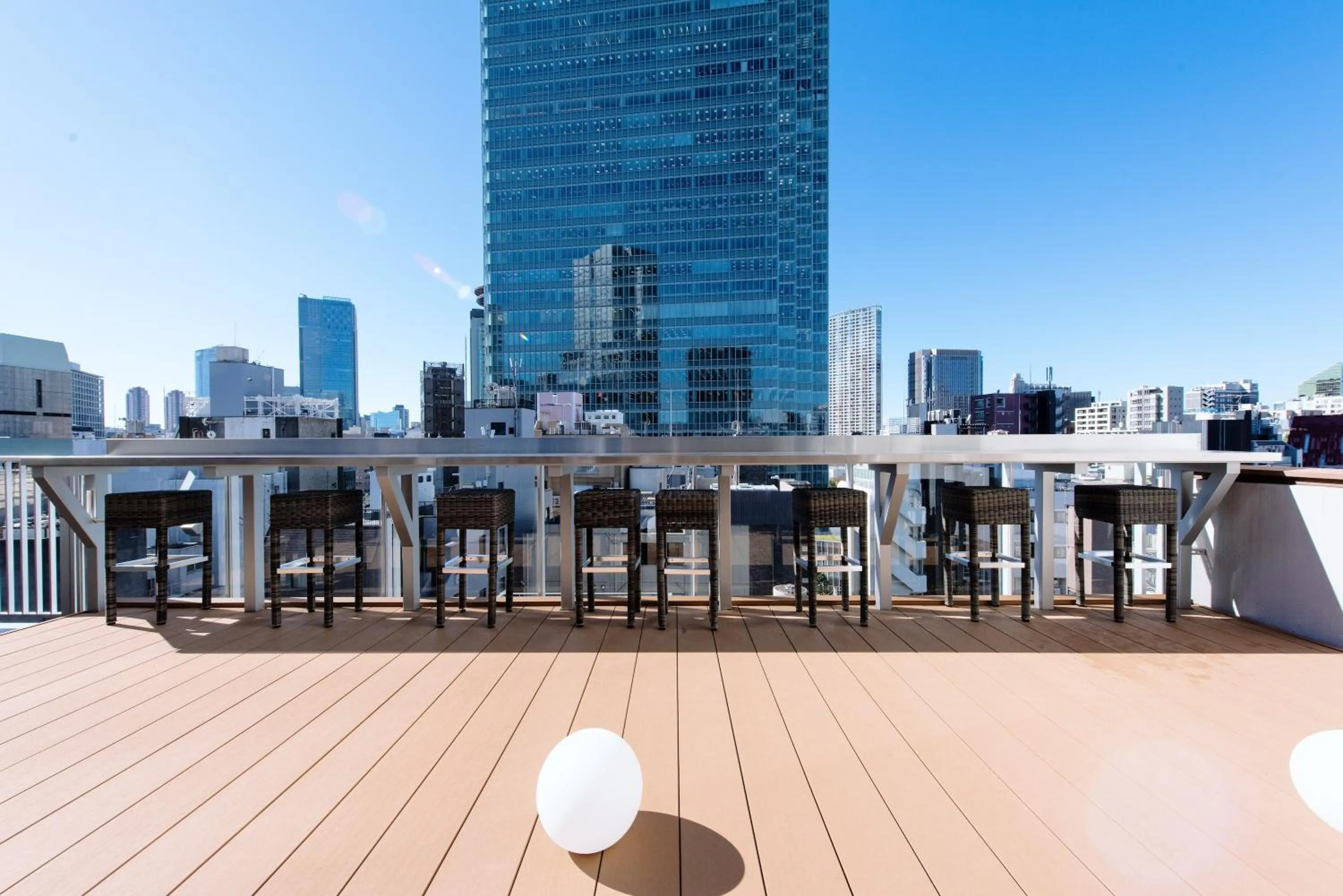 Balcony/Terrace in HOTEL HILLARYS Akasaka