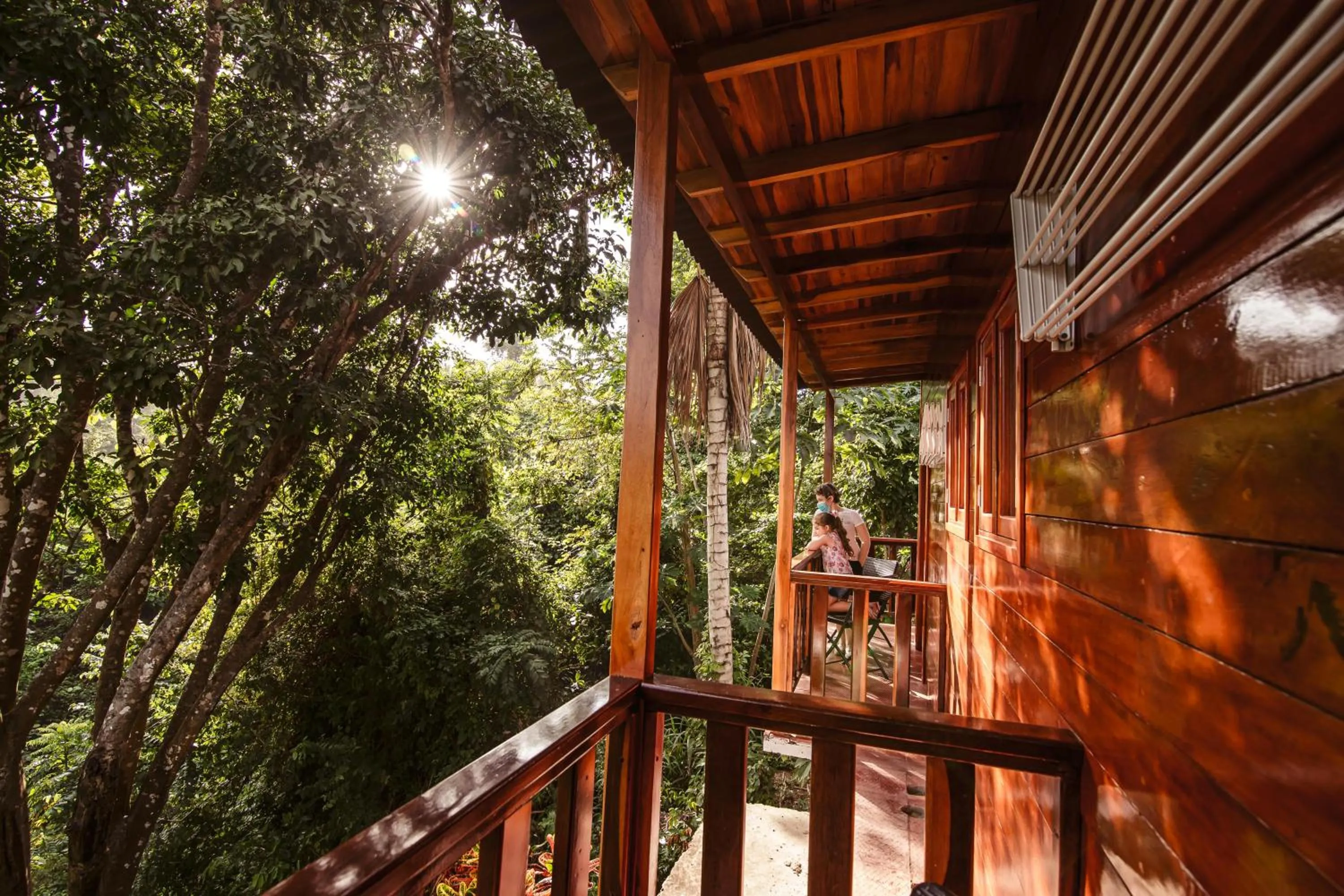 Balcony/Terrace in Ecohotel Yachay Dentro del Parque Tayrona Inside Tayrona Park