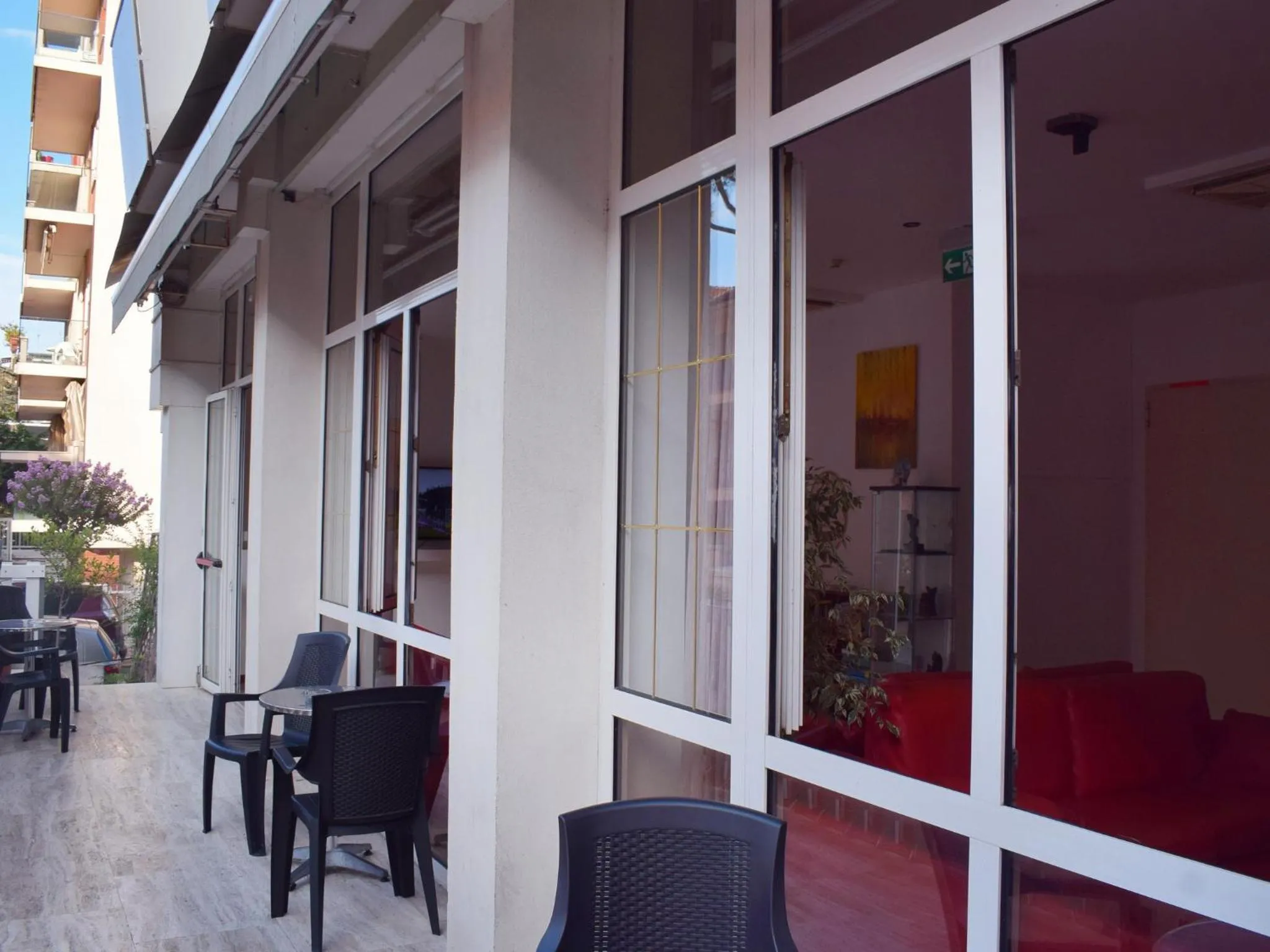 Patio in Hotel Bamby