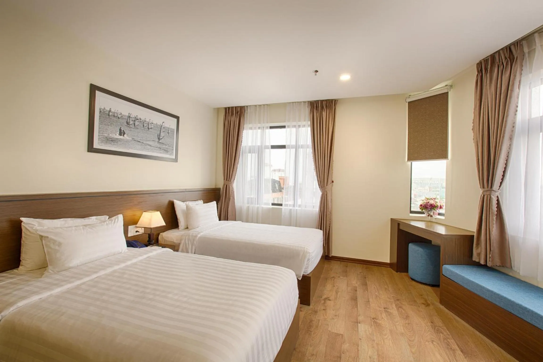 Bed in Central Hotel & Spa Danang