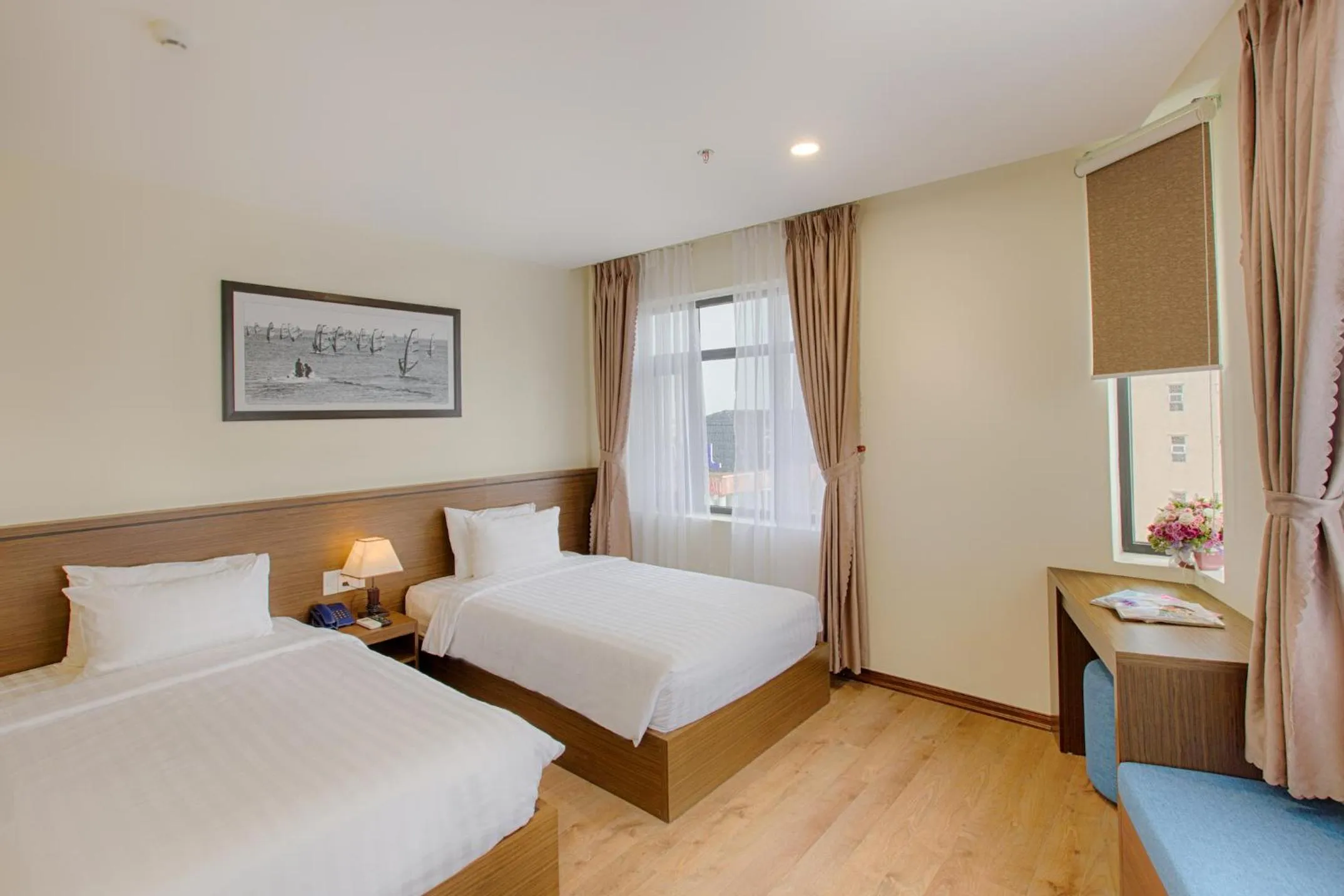 Bed in Central Hotel & Spa Danang