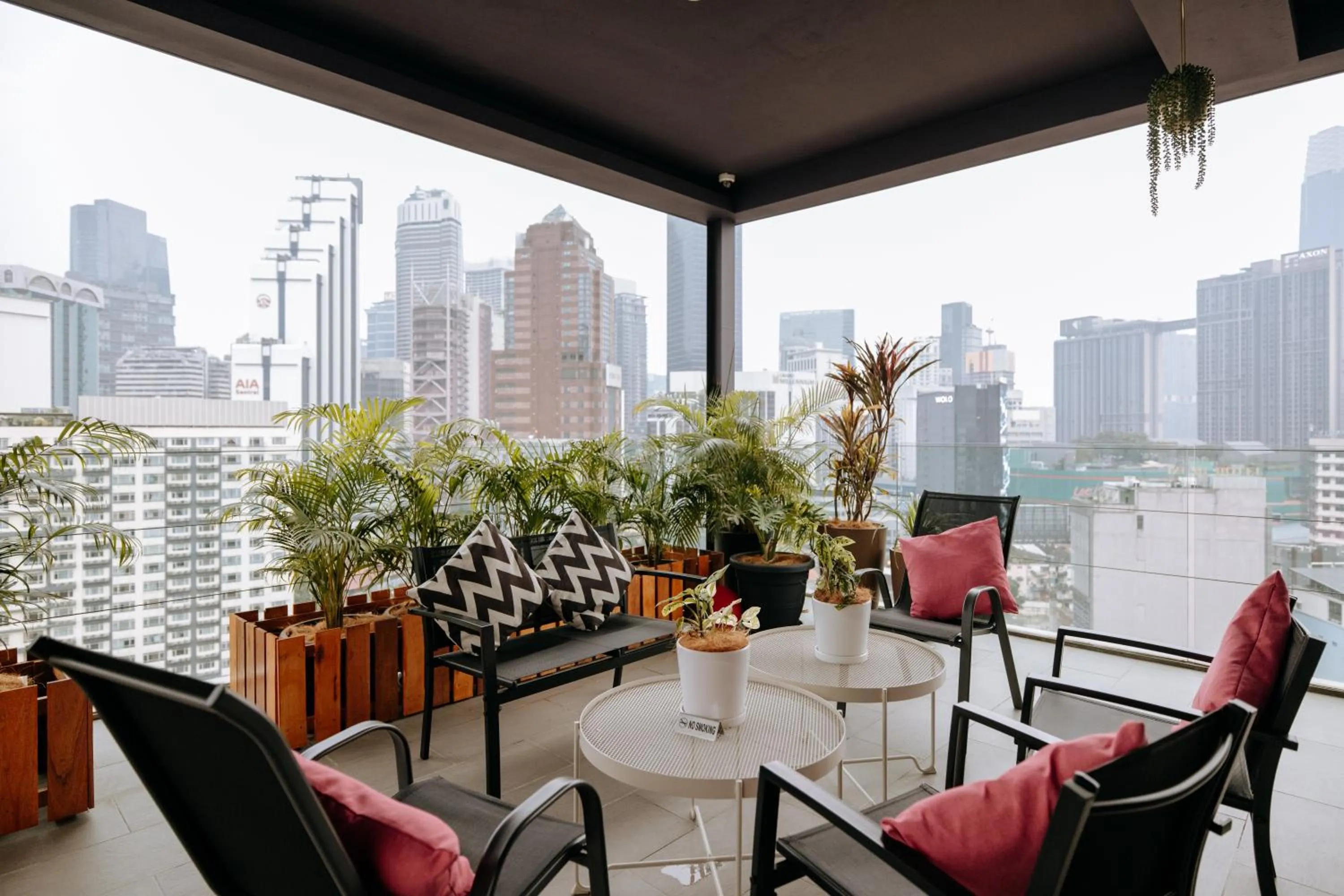 Seating area in MOV Hotel Kuala Lumpur