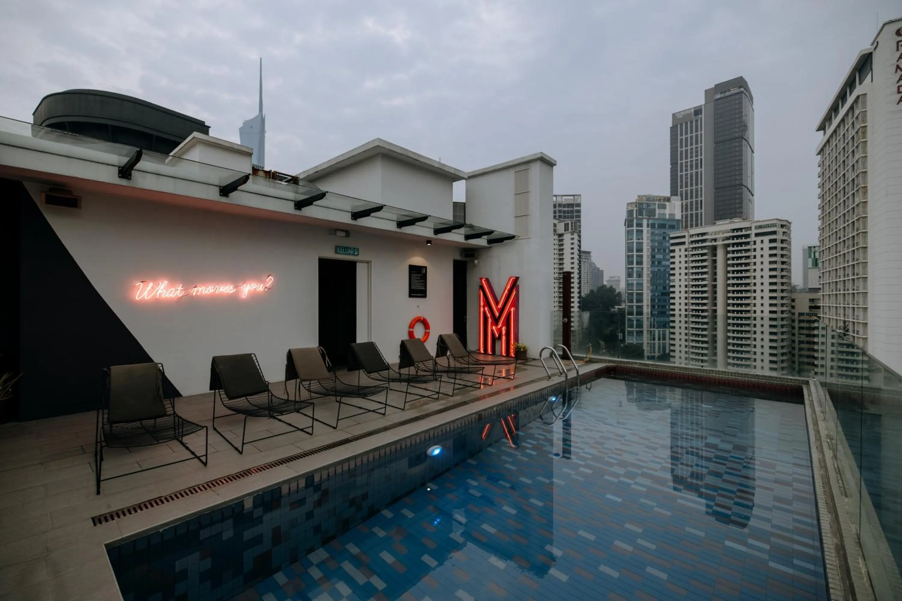 Swimming pool in MOV Hotel Kuala Lumpur