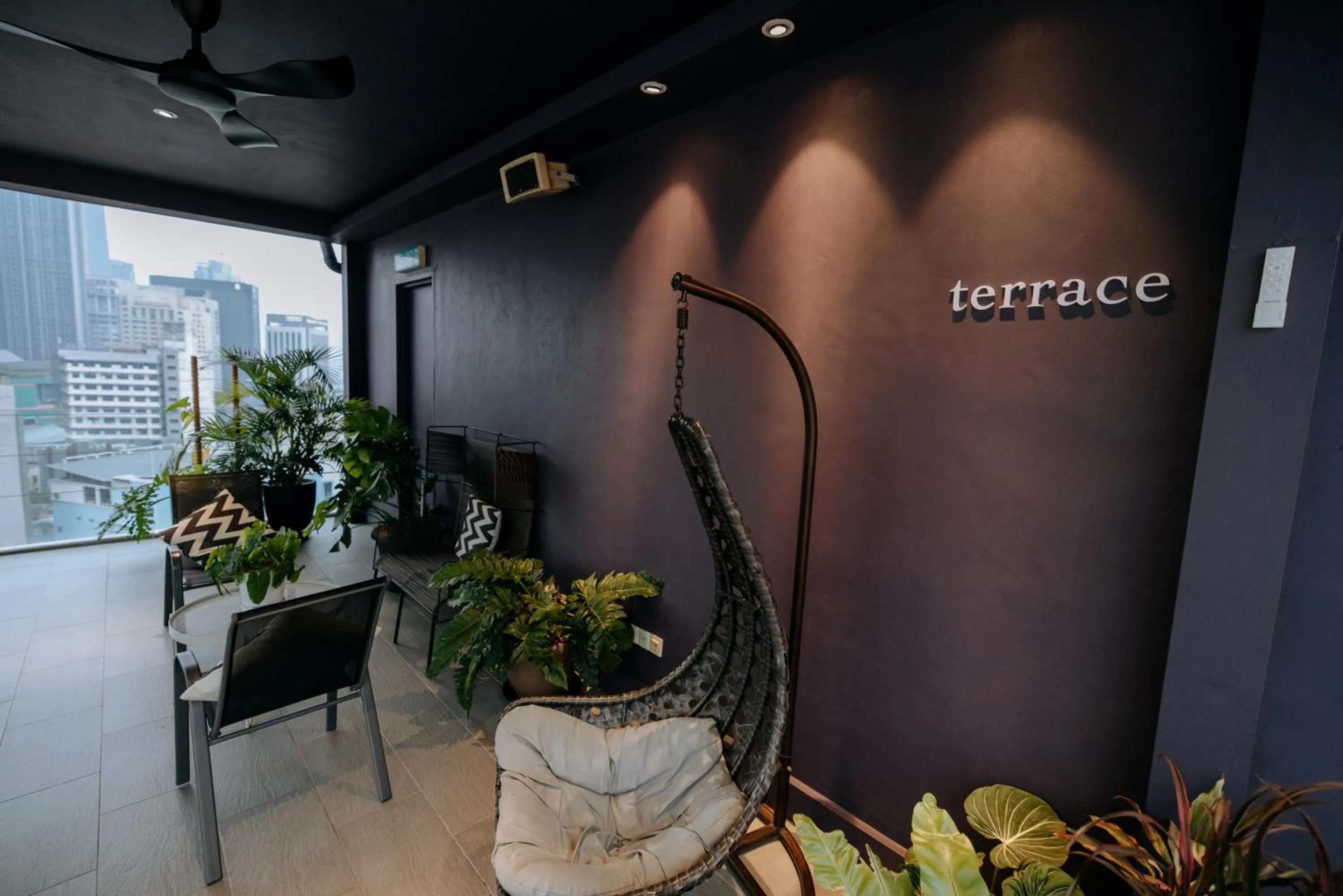 Seating area in MOV Hotel Kuala Lumpur